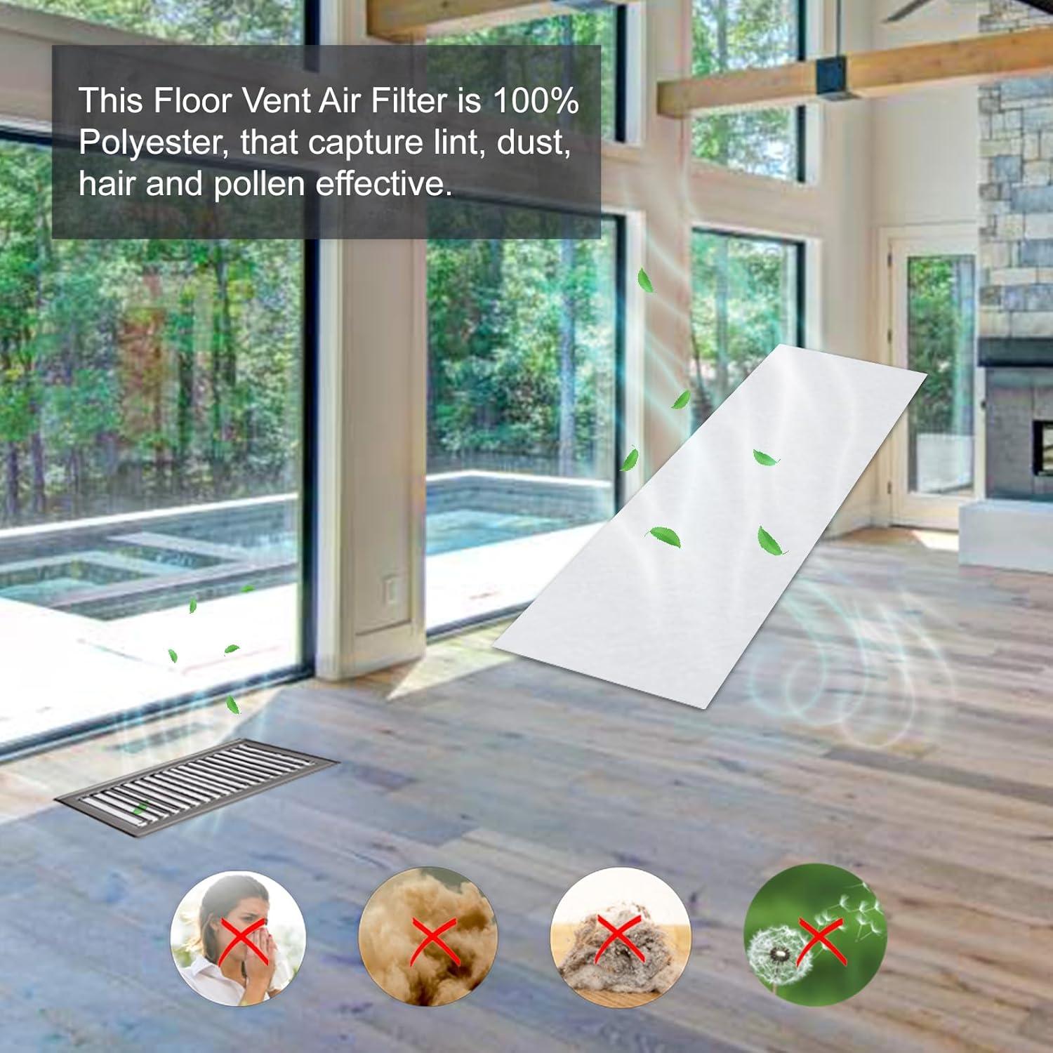 Paquete de 12 Filtros de Aire ezatrading 10.16x30.48cm