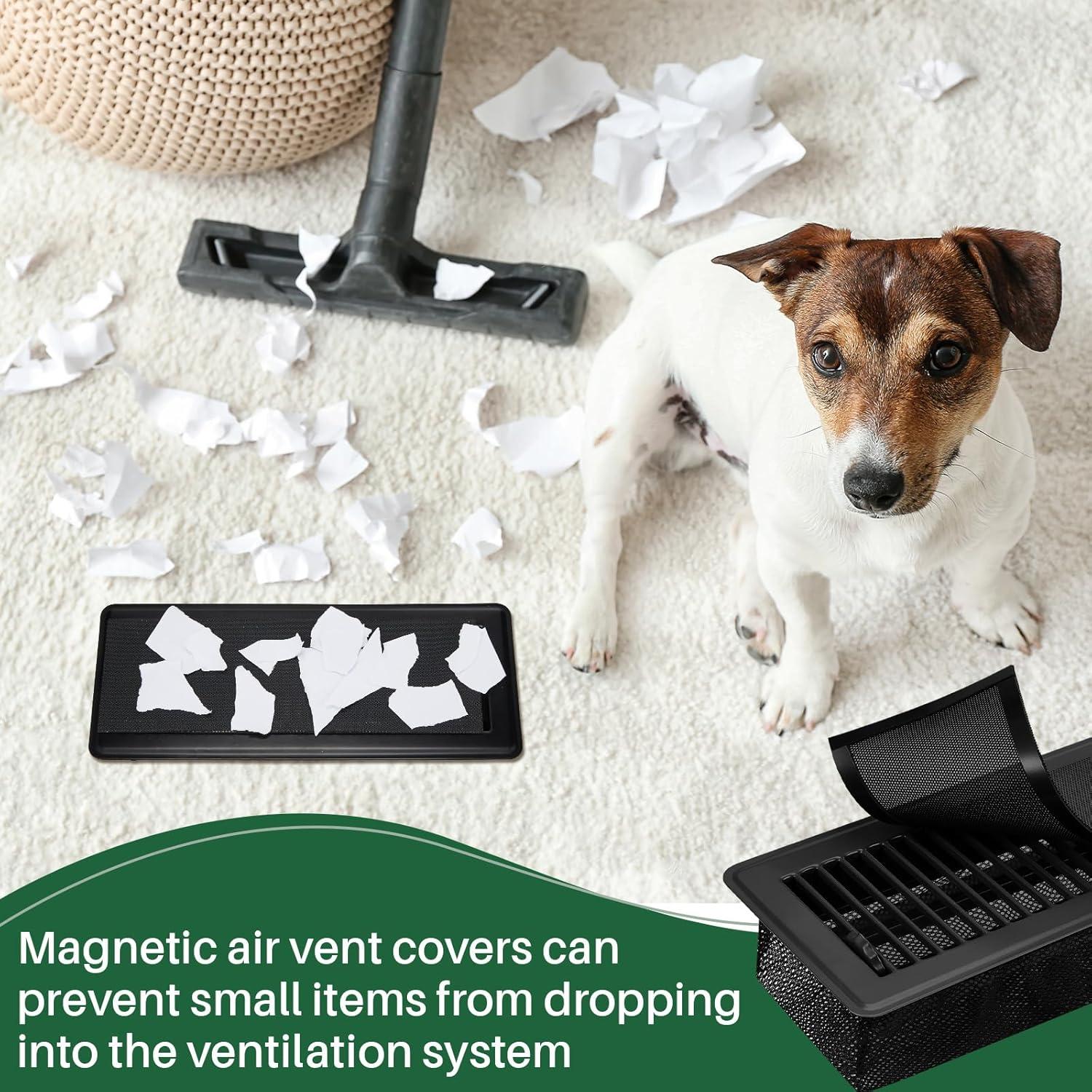 Juego de Rejillas de Piso Zonon 40 Pcs 10 x 25 cm Negro