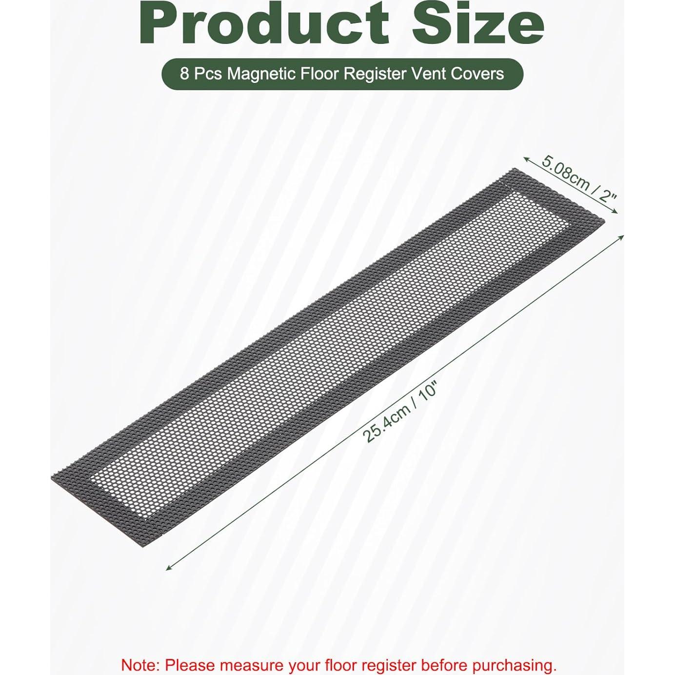 Cubiertas Magnéticas para Ventilación de Piso YOKIVE 8 Pcs 25.4x5.1cm