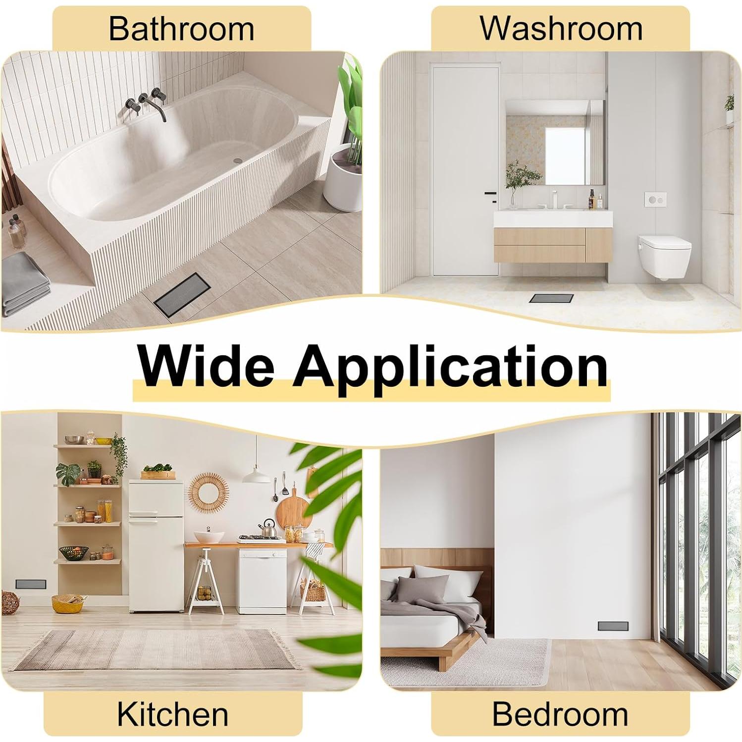 Cubiertas de Ventilación Magnéticas uxcell 305mm x 140mm - 6 Piezas