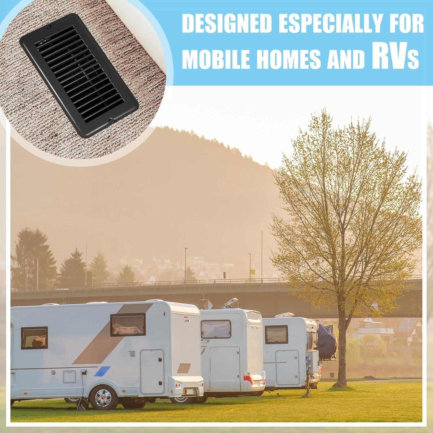 Rejillas de Ventilación para Suelo Therwen 20 Pcs 10x20 cm