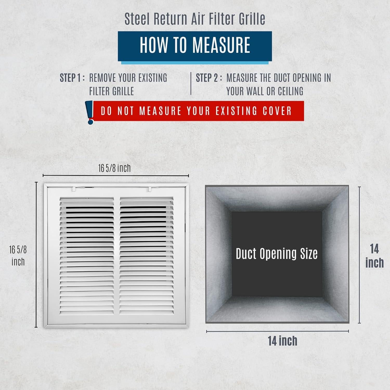 Reja de Aire de Retorno Handua 35.56x35.56 cm con Filtro