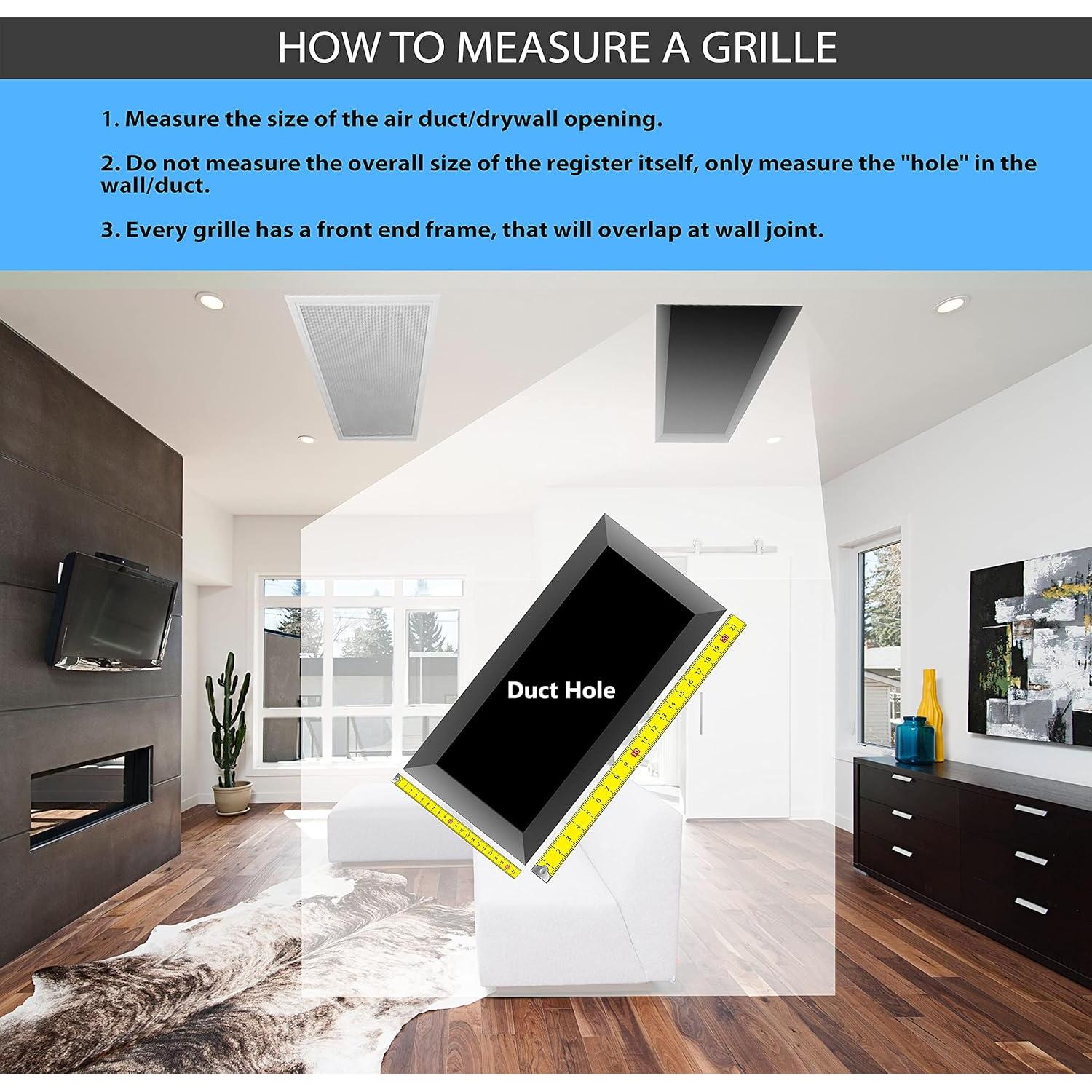 Rejilla de Filtro de Aire de Retorno HVAC Premium 25x16 Acero