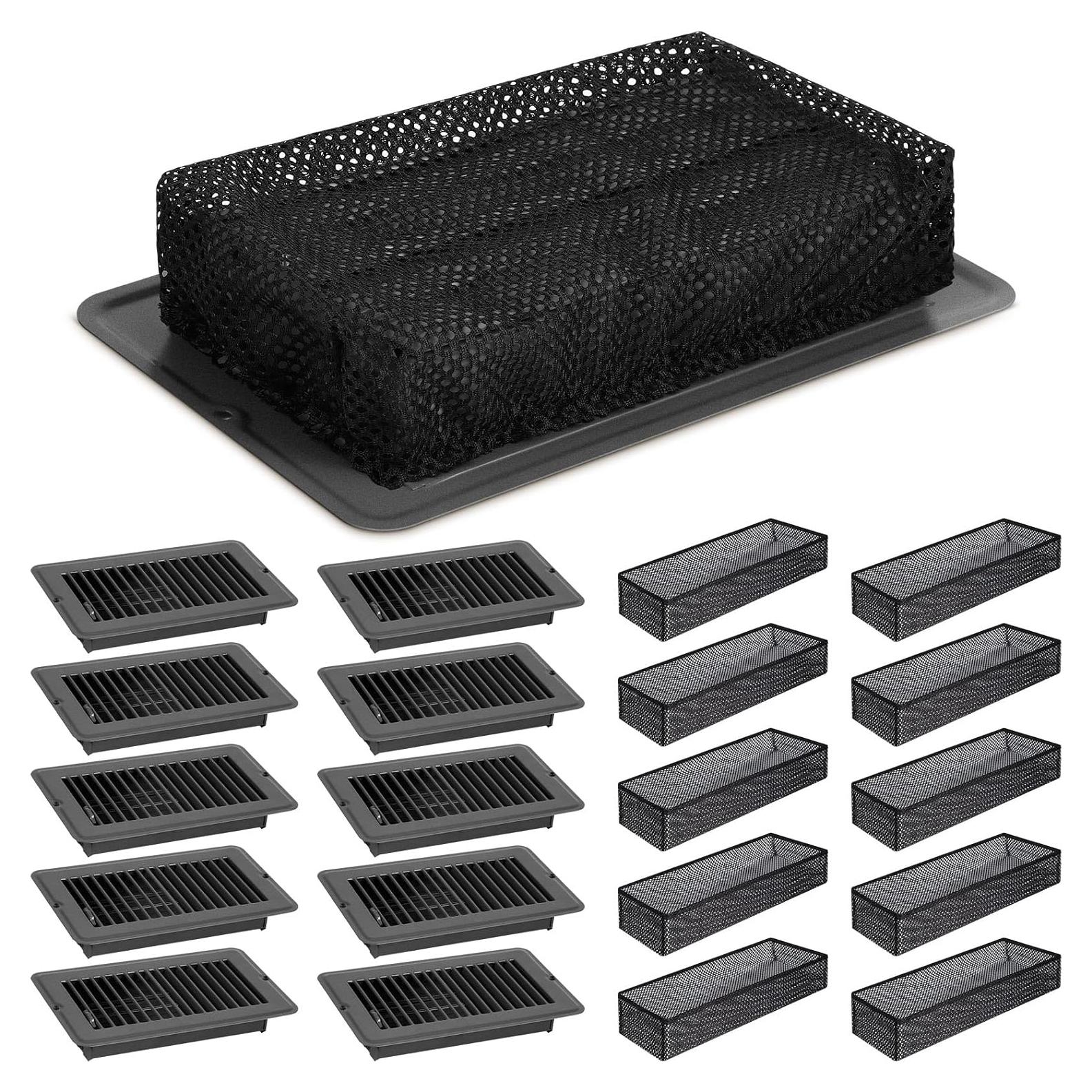 Cubiertas de Ventilación de Piso Therwen 10 Pcs 10x20 cm