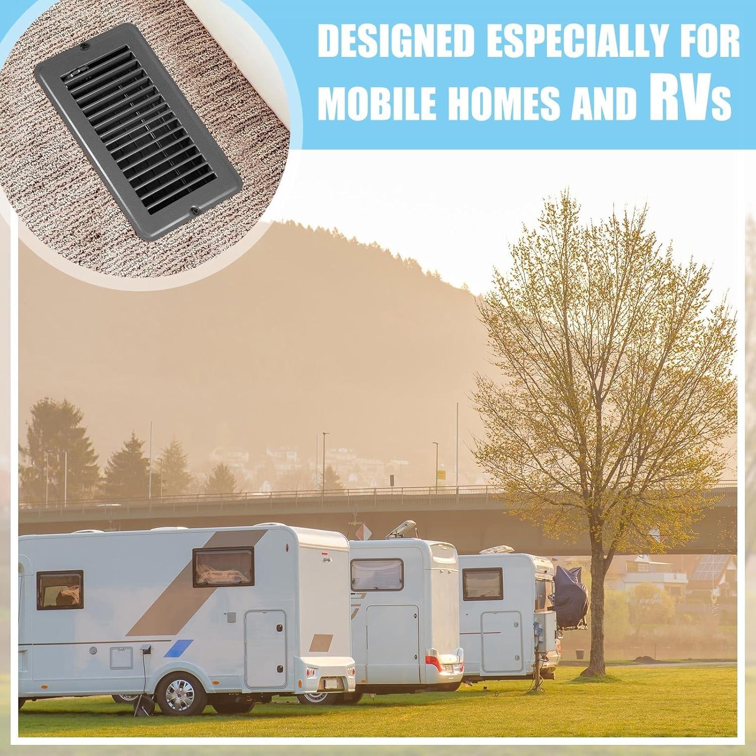 Cubiertas de Ventilación de Piso Therwen 10 Pcs 10x20 cm