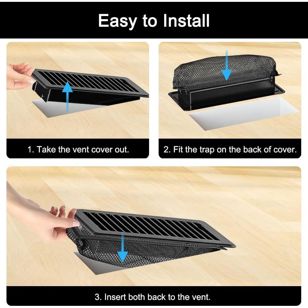 Cubierta de Registro de Piso Kalekey 10x25 cm 6 Piezas