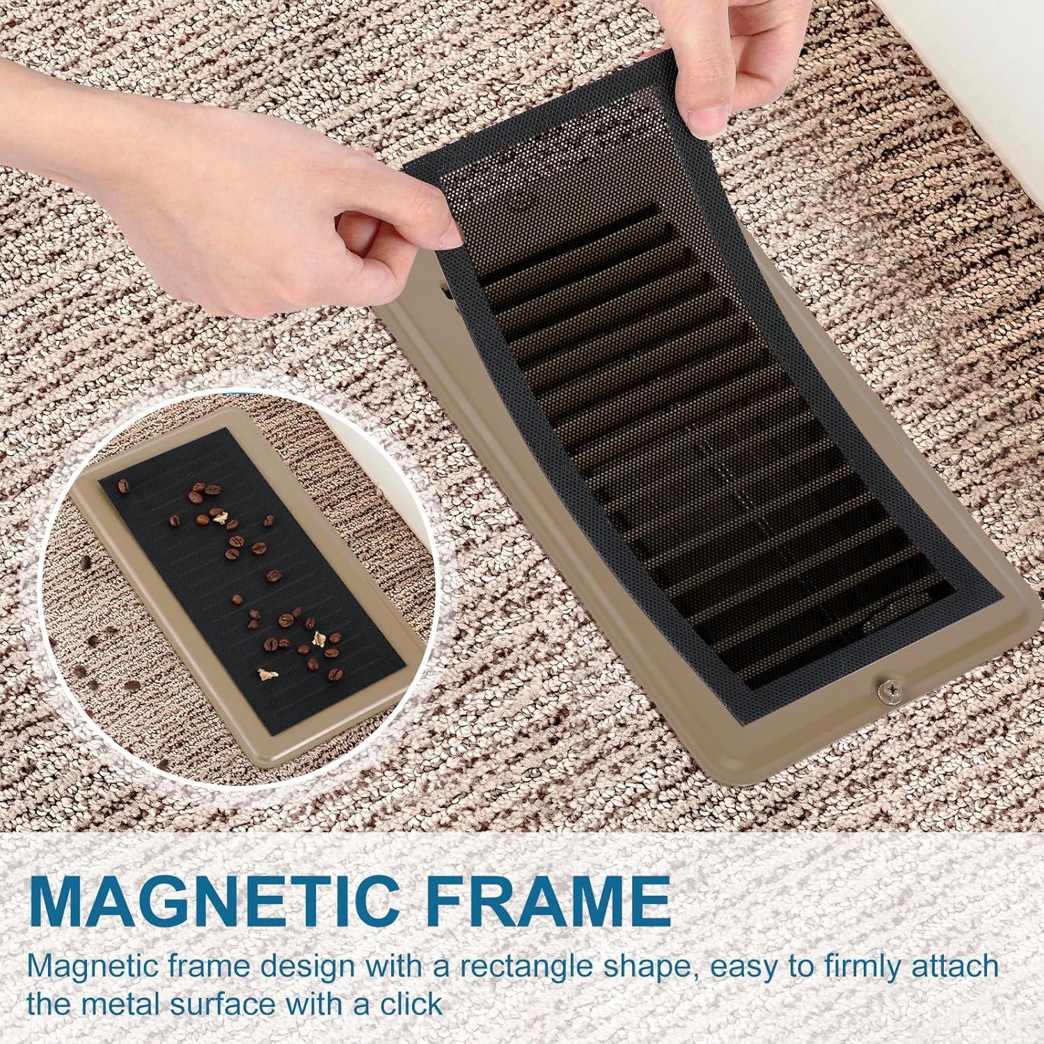 Rejillas de Ventilación para Suelo VIHOSE 20 Pcs 10.16x20.32 cm