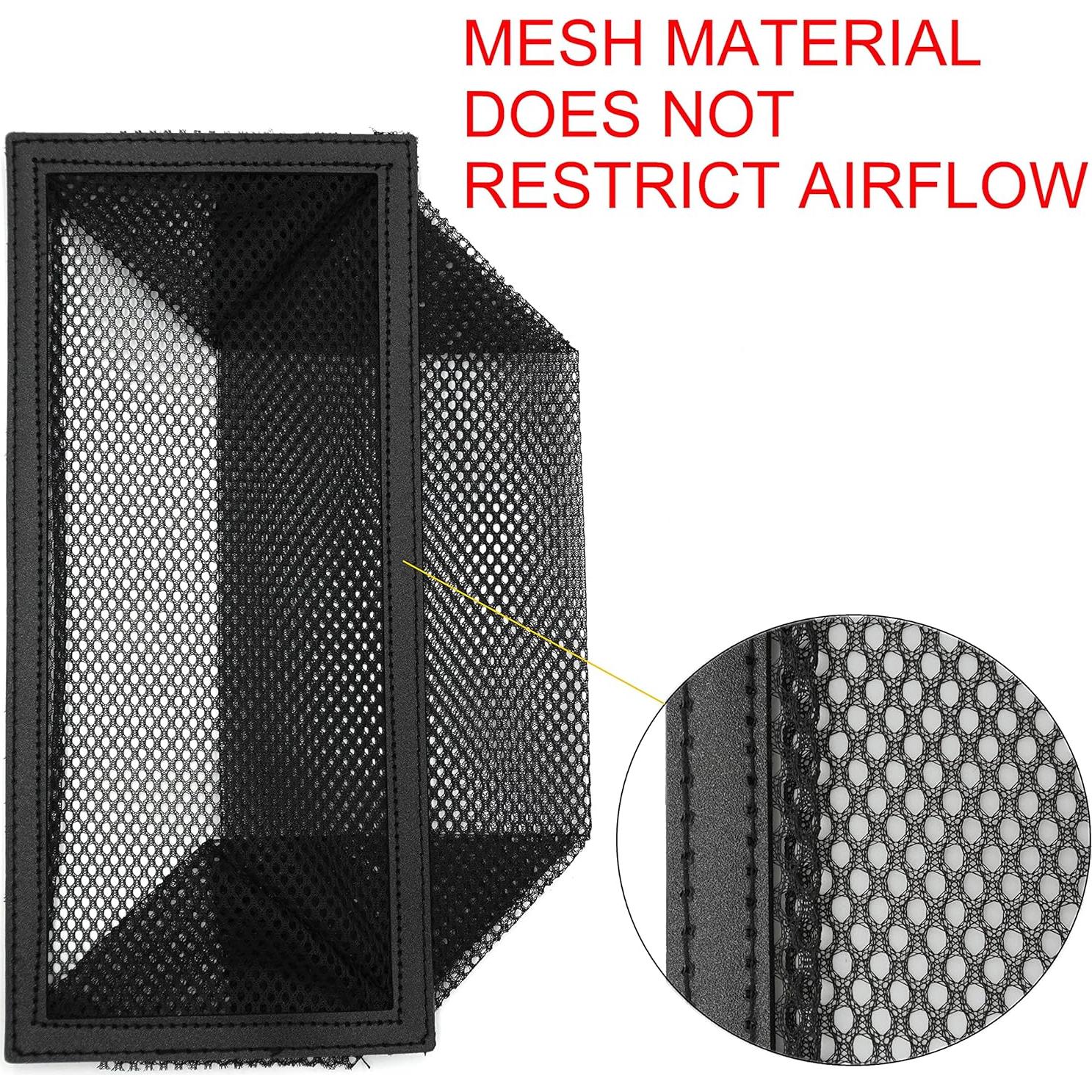 Cubierta de Ventilación de Piso OLA MODERNA 4x12" Negro - Paquete de 5