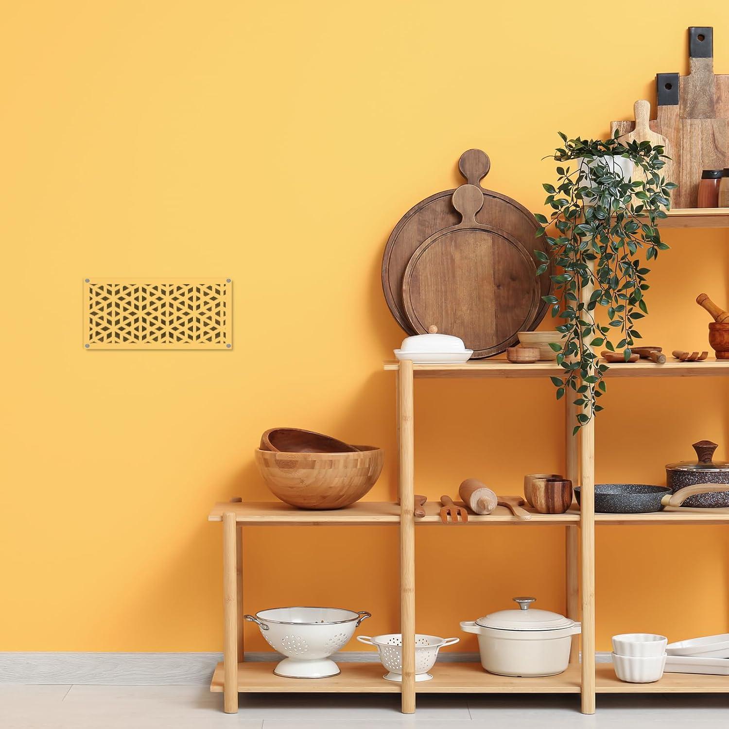 Cubiertas de Ventilación de Madera Chunful 6 Pcs 10x25 cm