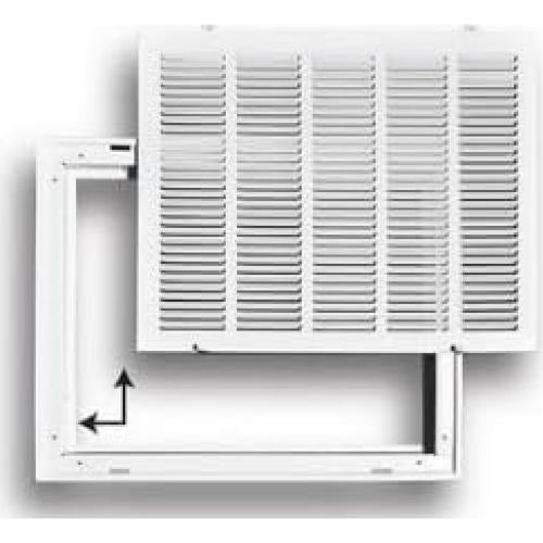 Rejilla de Filtro de Aire de Acero HVAC 20x20 Plegable Blanca