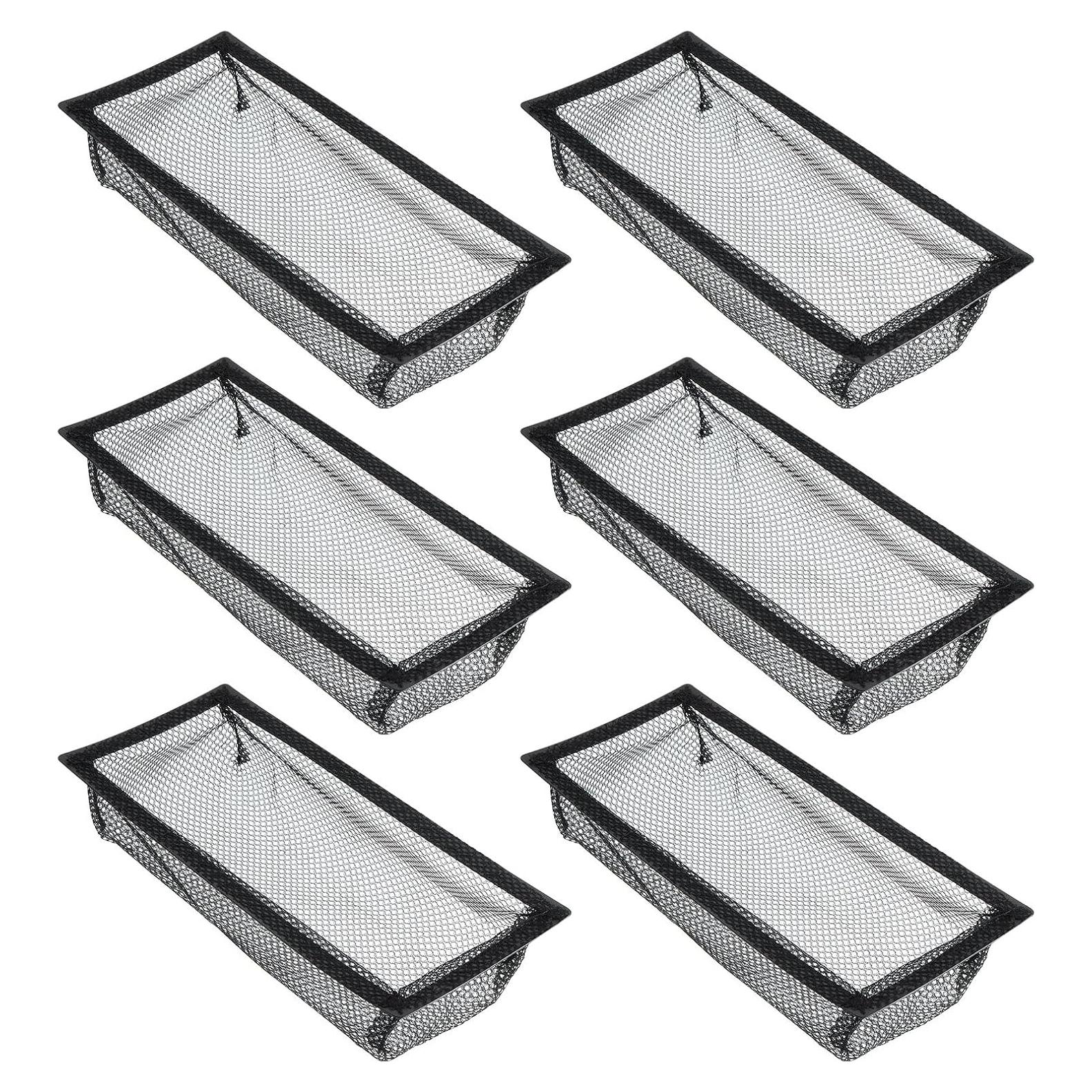Filtro de Ventilación de Piso uxcell 6 Piezas 25.4x10.16 cm