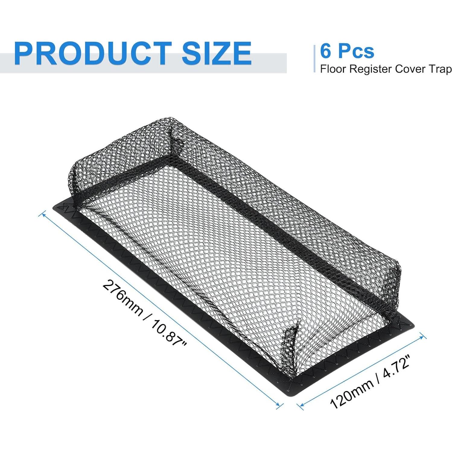 Filtro de Ventilación de Piso uxcell 6 Piezas 25.4x10.16 cm