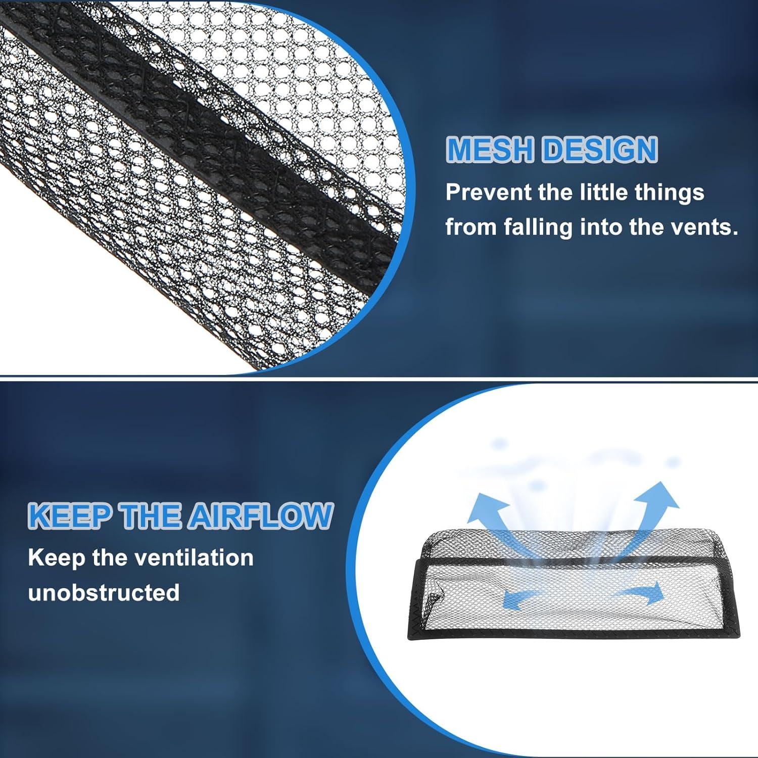 Filtro de Ventilación de Piso uxcell 6 Piezas 33.5x13.5 cm