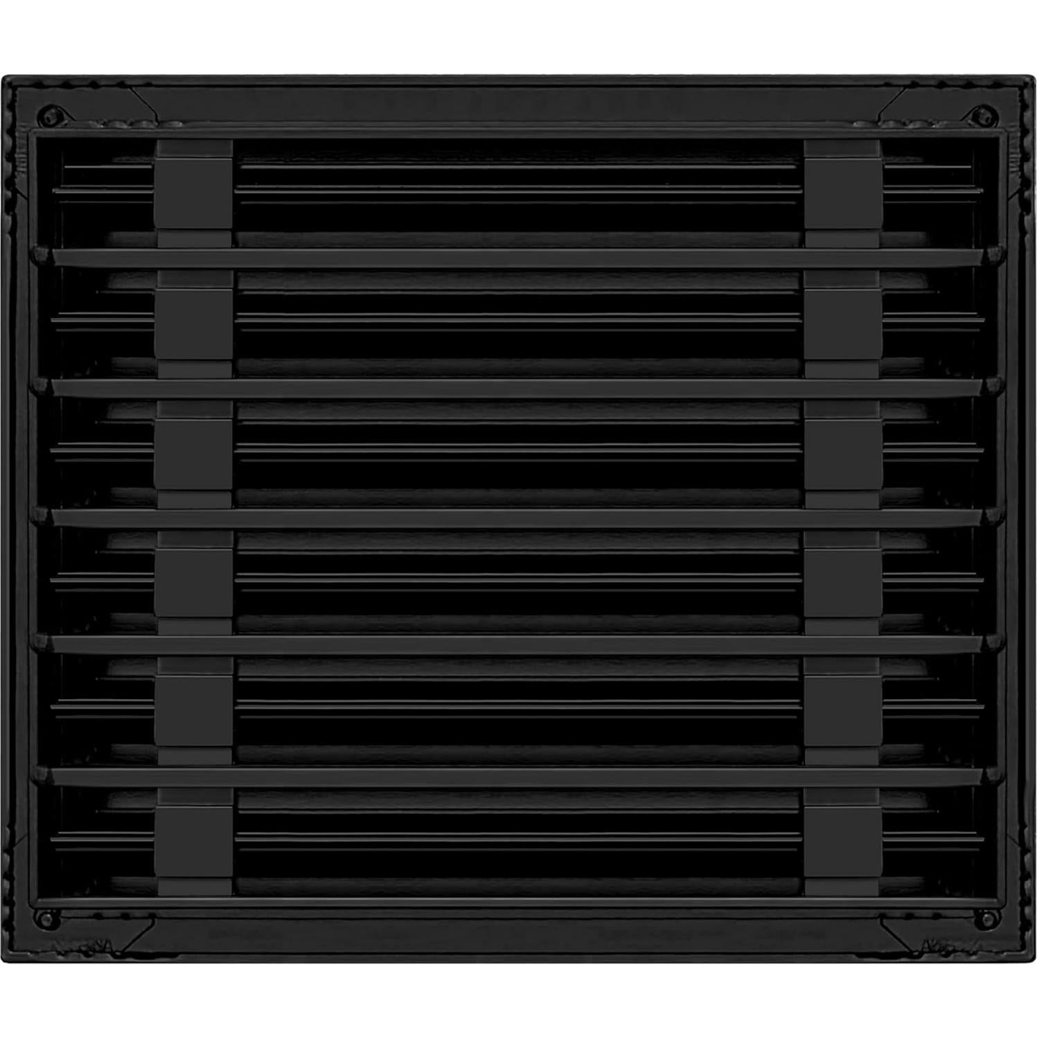 Cubierta de Ventilación de Aire 14x12 Aluminio Negro Texas Buildmart