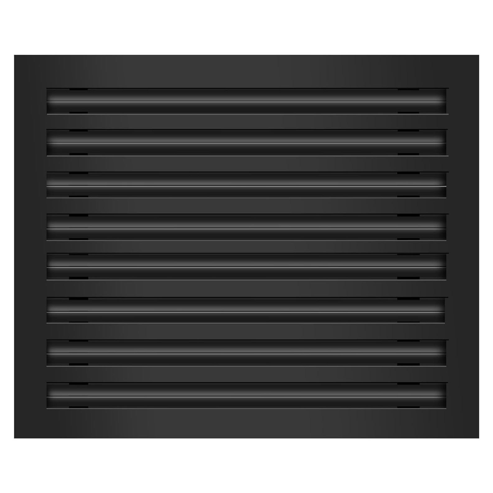 Cubierta de Ventilación de AC 20x16 Aluminio Negro Texas Buildmart