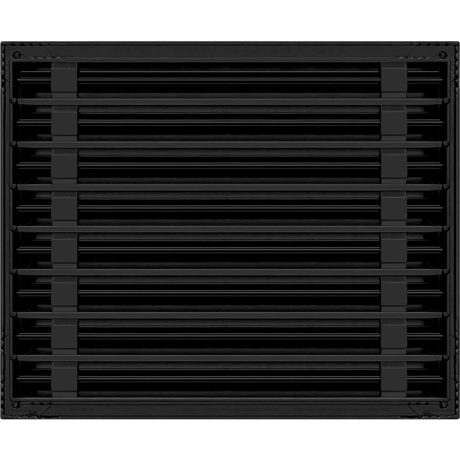 Cubierta de Ventilación de AC 20x16 Aluminio Negro Texas Buildmart