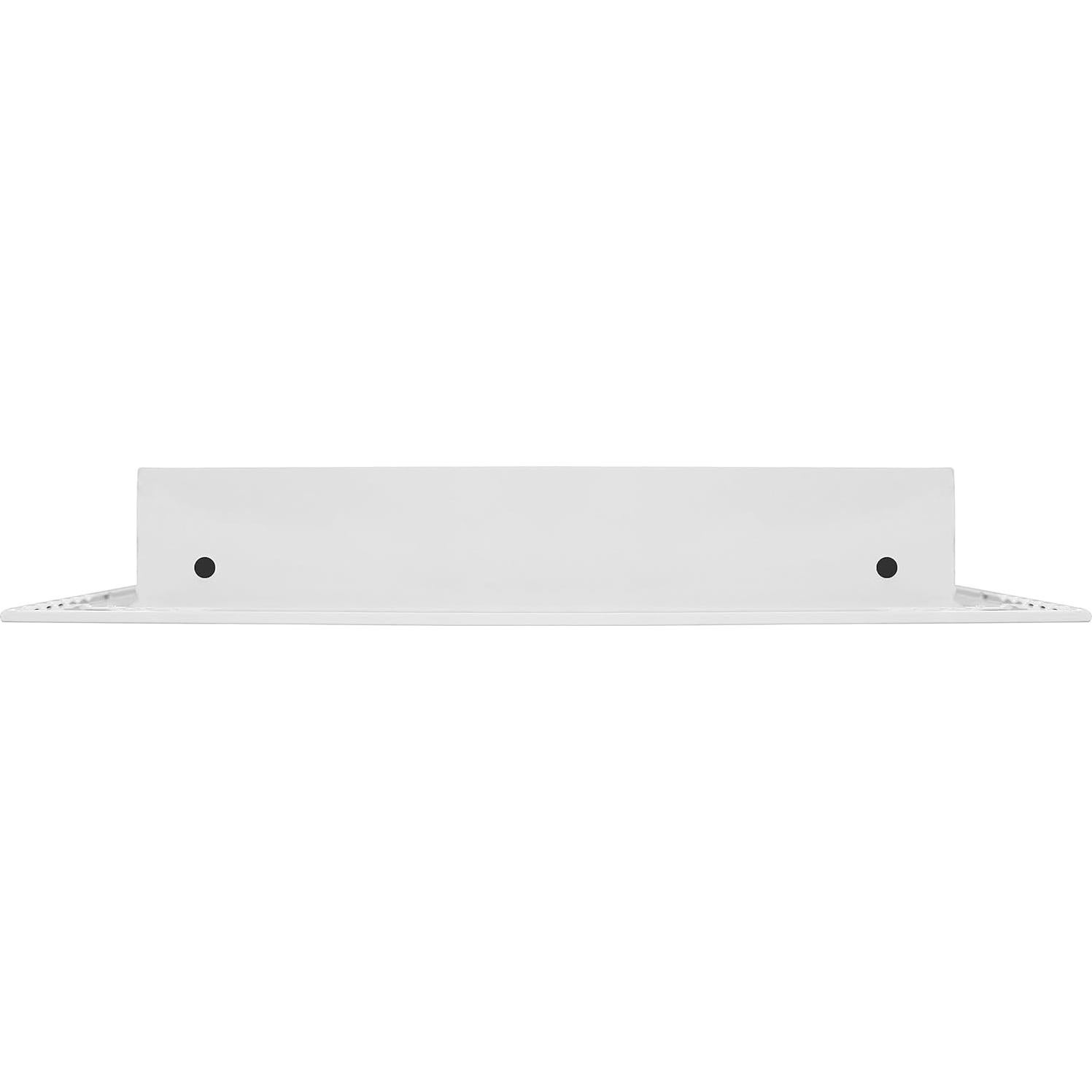 Cubierta de Ventilación de Aire Moderna 16x10 Aluminio Blanco