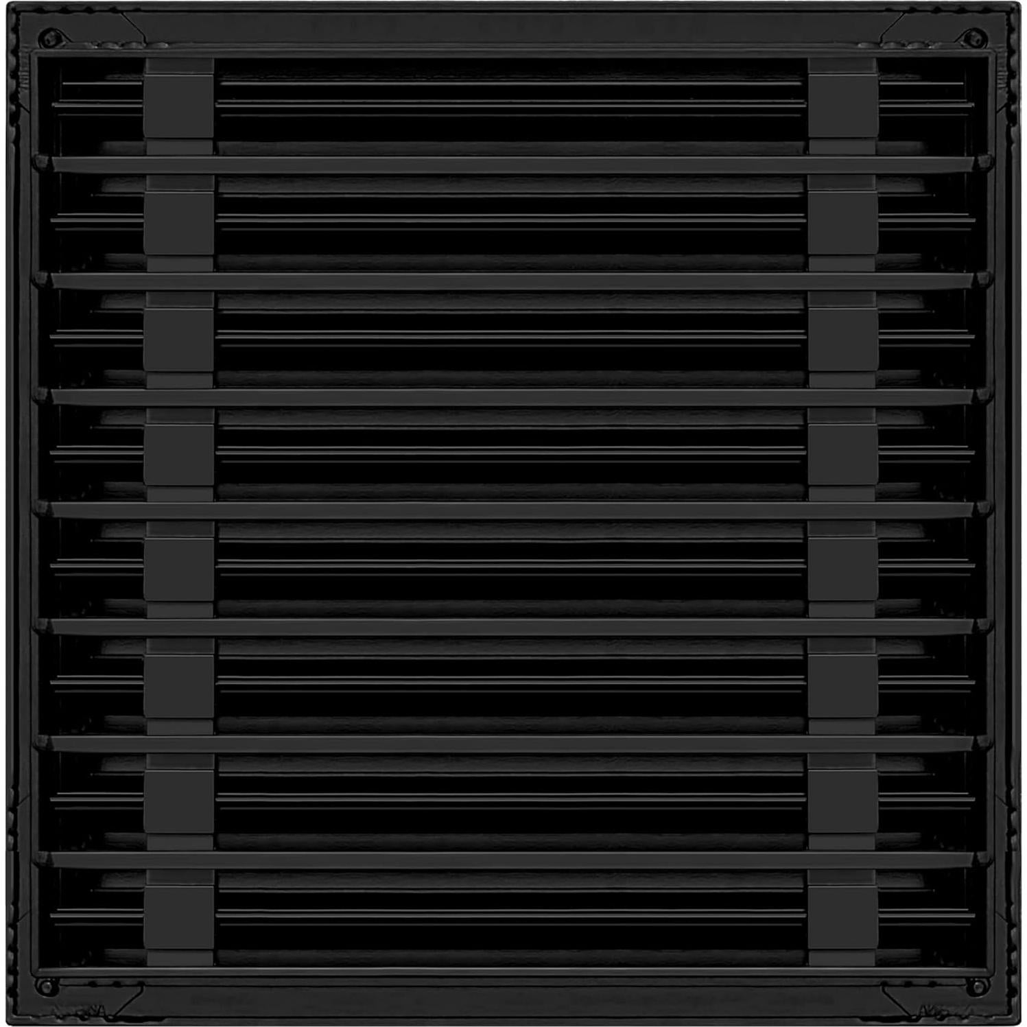 Cubierta de Ventilación de AC 40x40 cm Negra Texas Buildmart