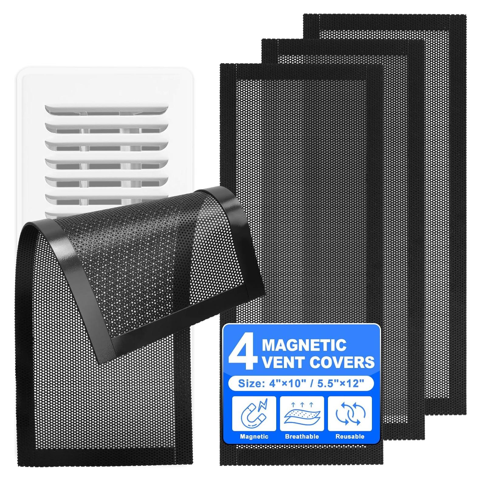 Cubiertas de Ventilación Magnéticas KeeTidy 4x10" Paquete de 4