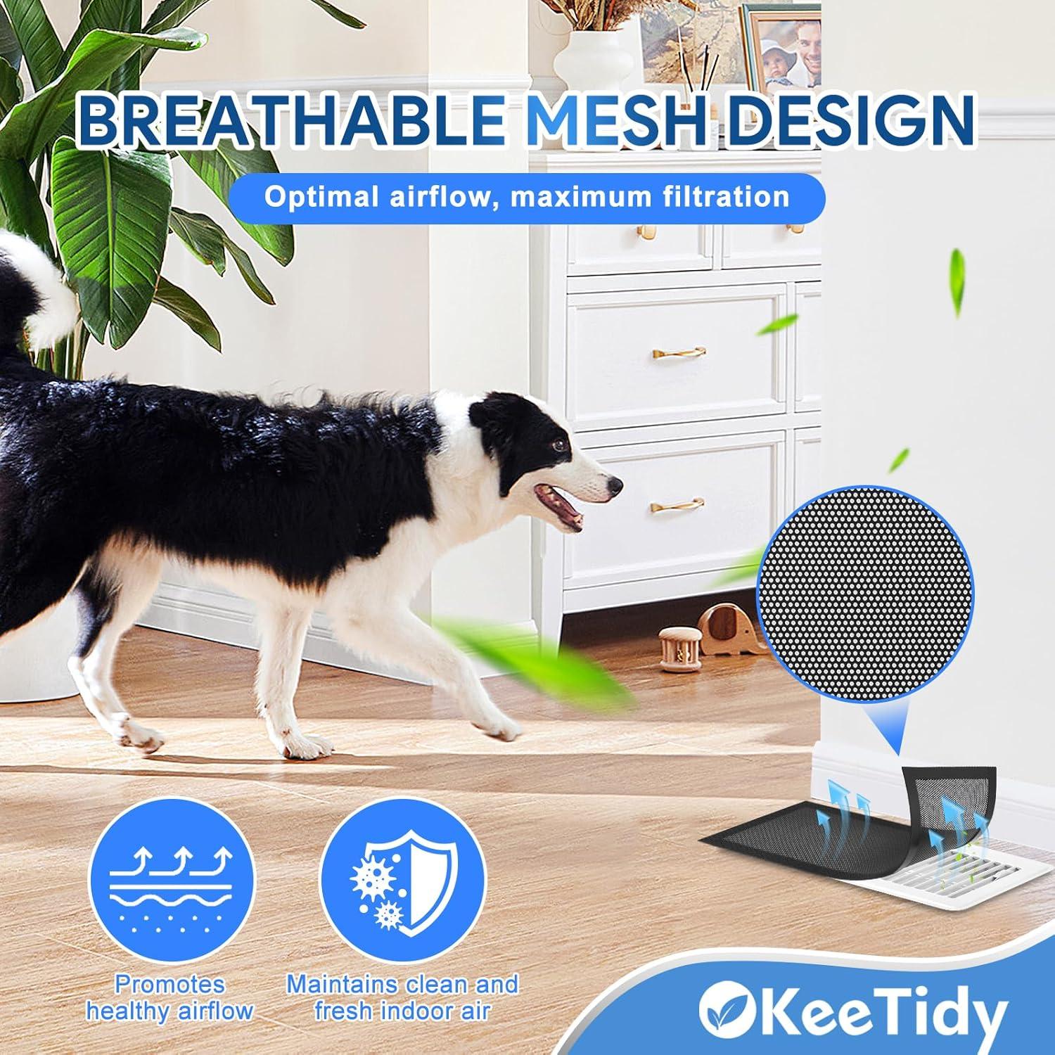 Cubiertas de Ventilación Magnéticas KeeTidy 4x10" Paquete de 4