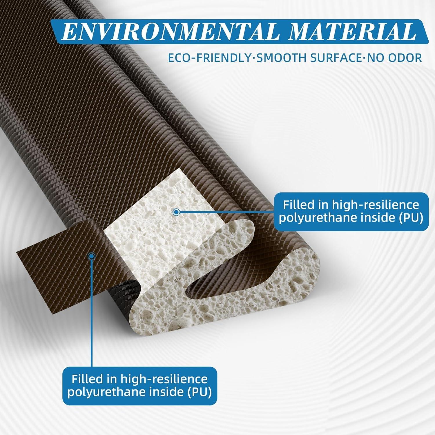 Burlete para Puertas y Ventanas Vannesse 6m Aislante Térmico