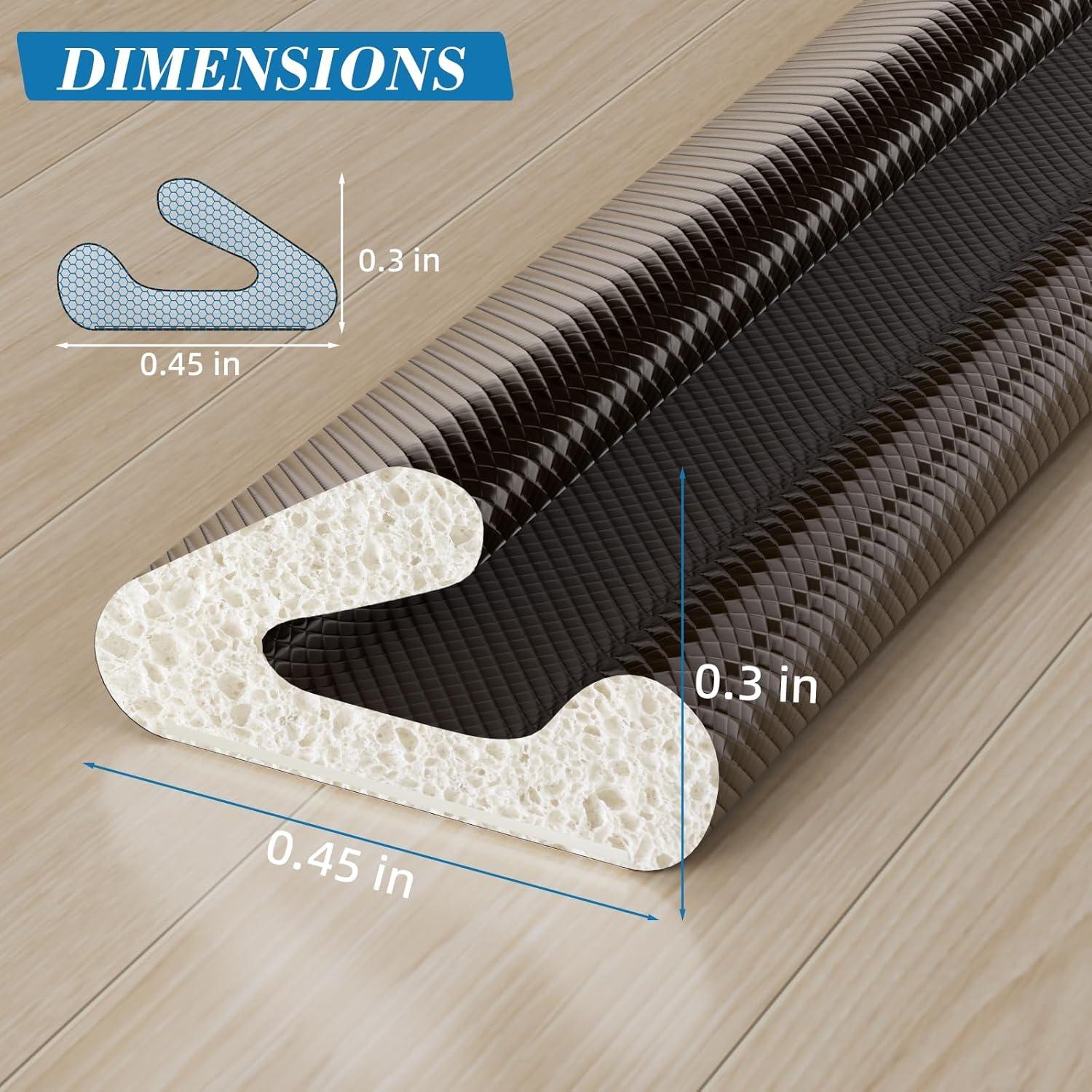 Burlete para Puertas y Ventanas Vannesse 6m Aislante Térmico