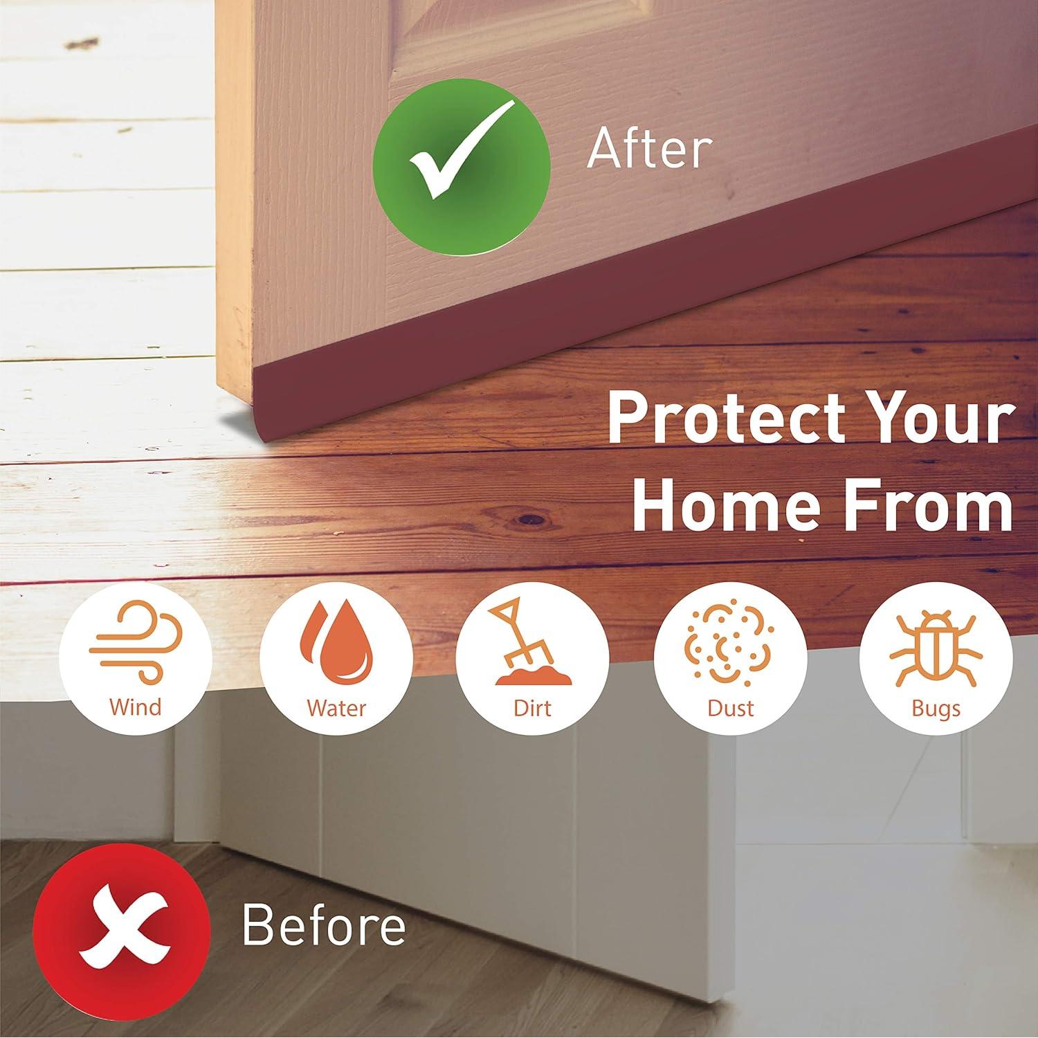 Tira de Sello de Silicona Absolute Living 45mm x 9.14m Marrón