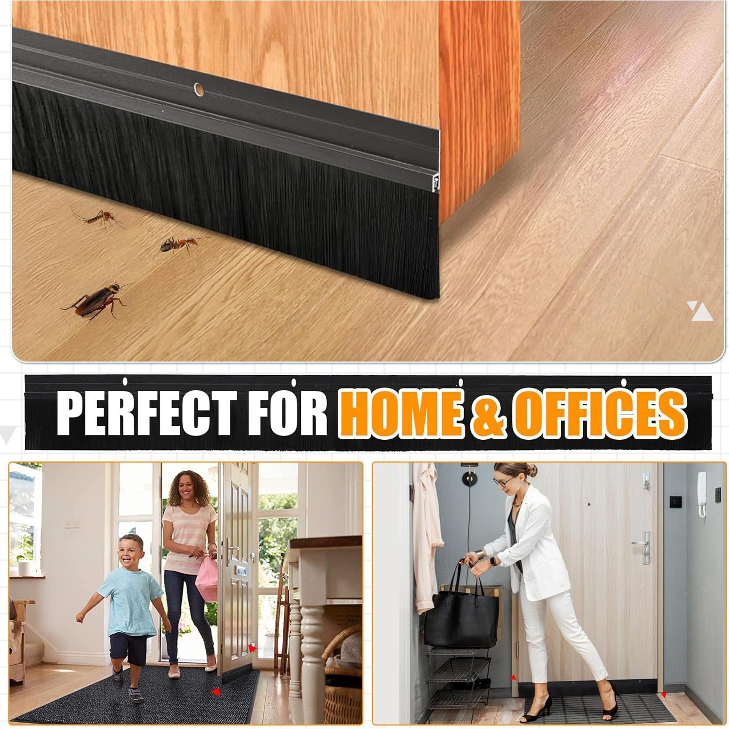 Paquete de 2 Barreras para Puertas COZYNIX - Aislamiento de Aire y Ruido