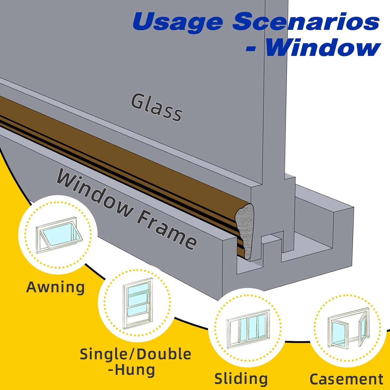 Tira de Sellado para Puertas y Ventanas ESUFEIR 3.56 m Marrón