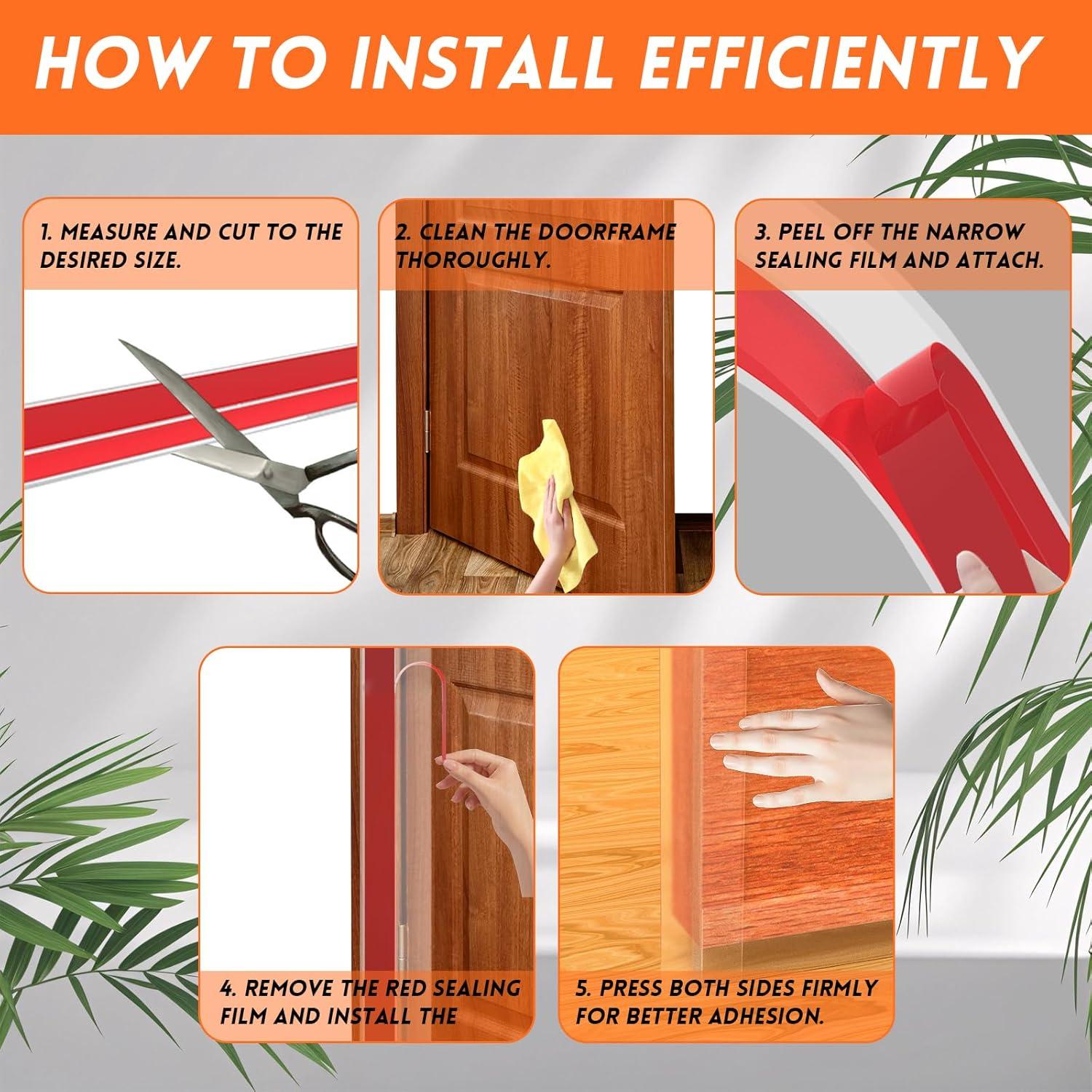 Sello de puerta con burlete en T Floatlive 6.1m blanco