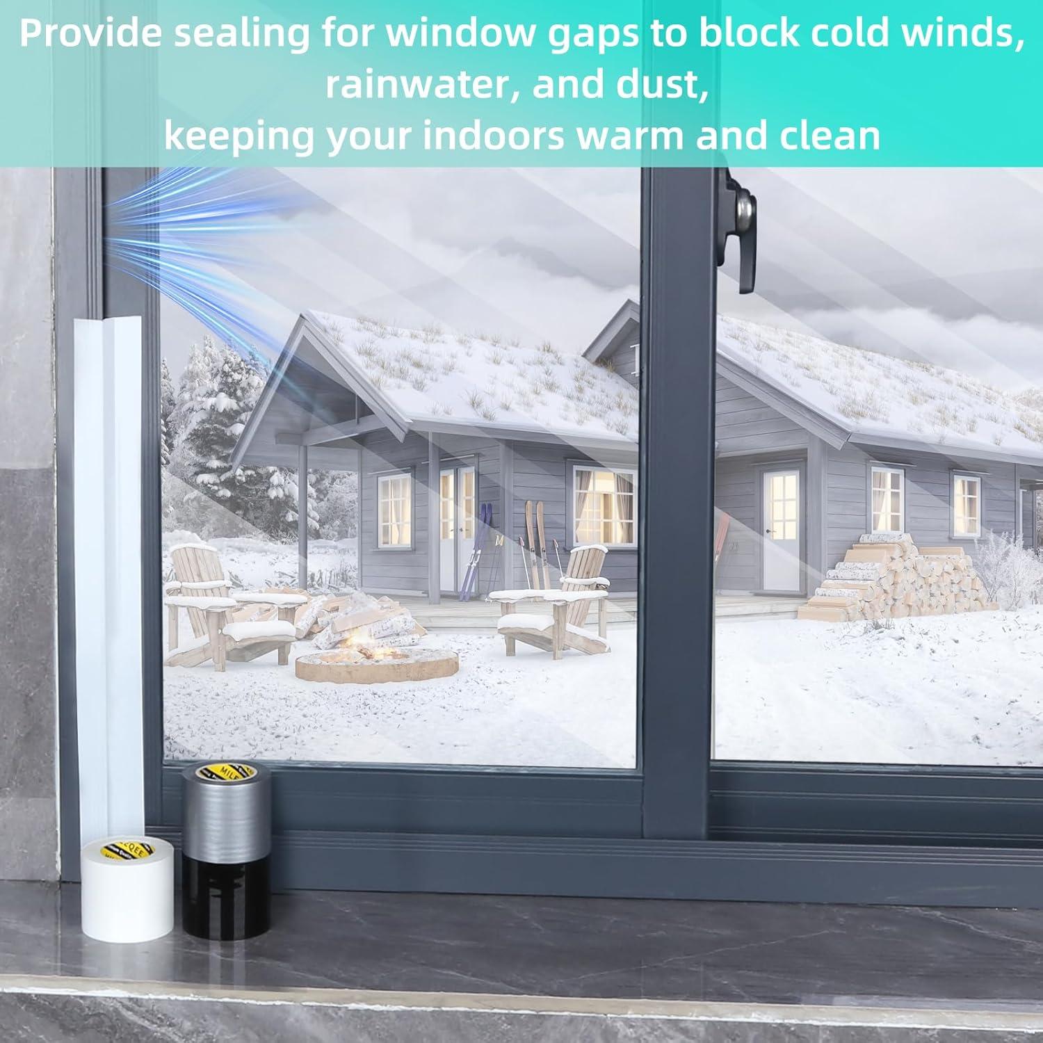 Cinta de Sellado MILEQEE Blanca 5.08cm x 20m Impermeable