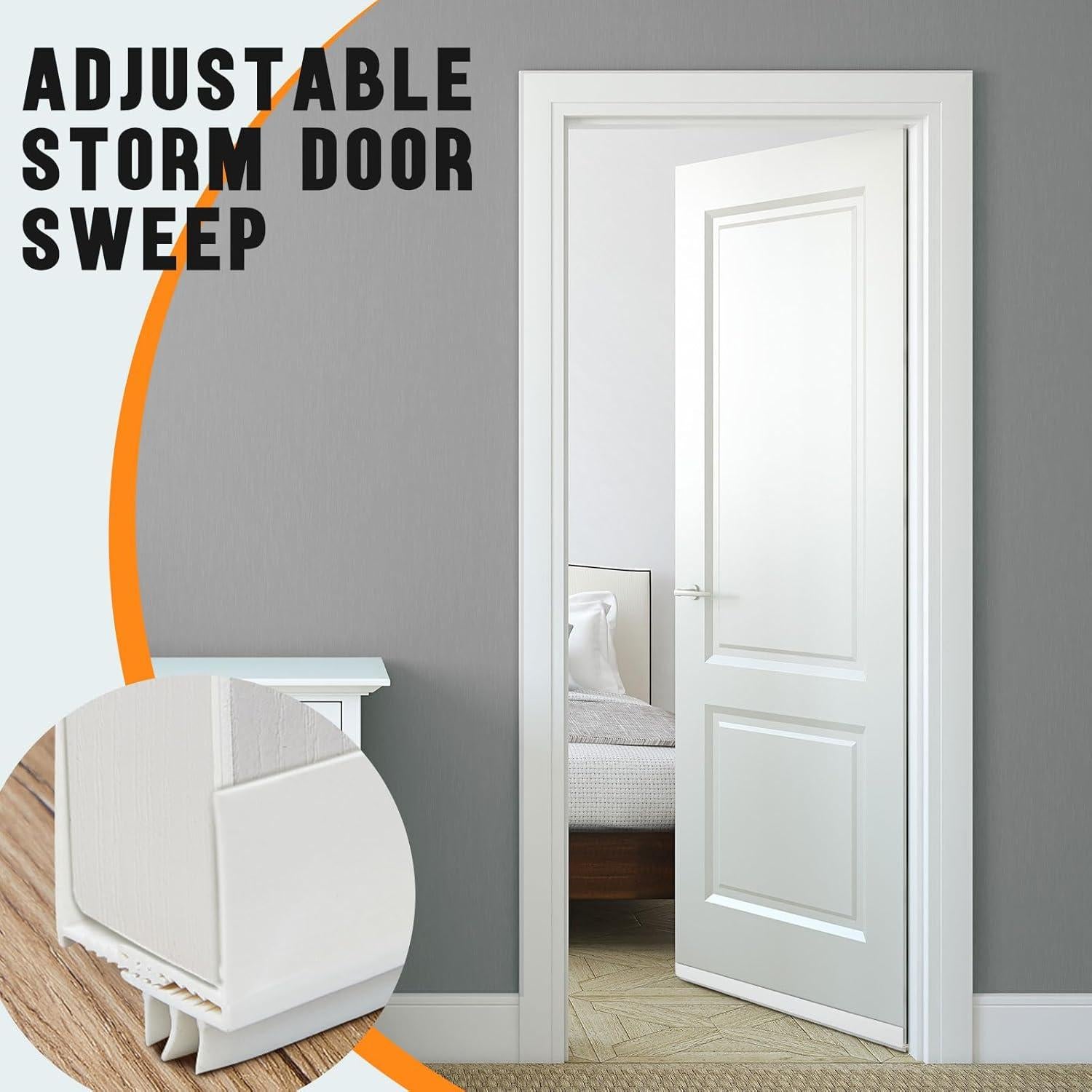 Barrido Inferior Ajustable Pickmesh 91.44 cm para Puerta