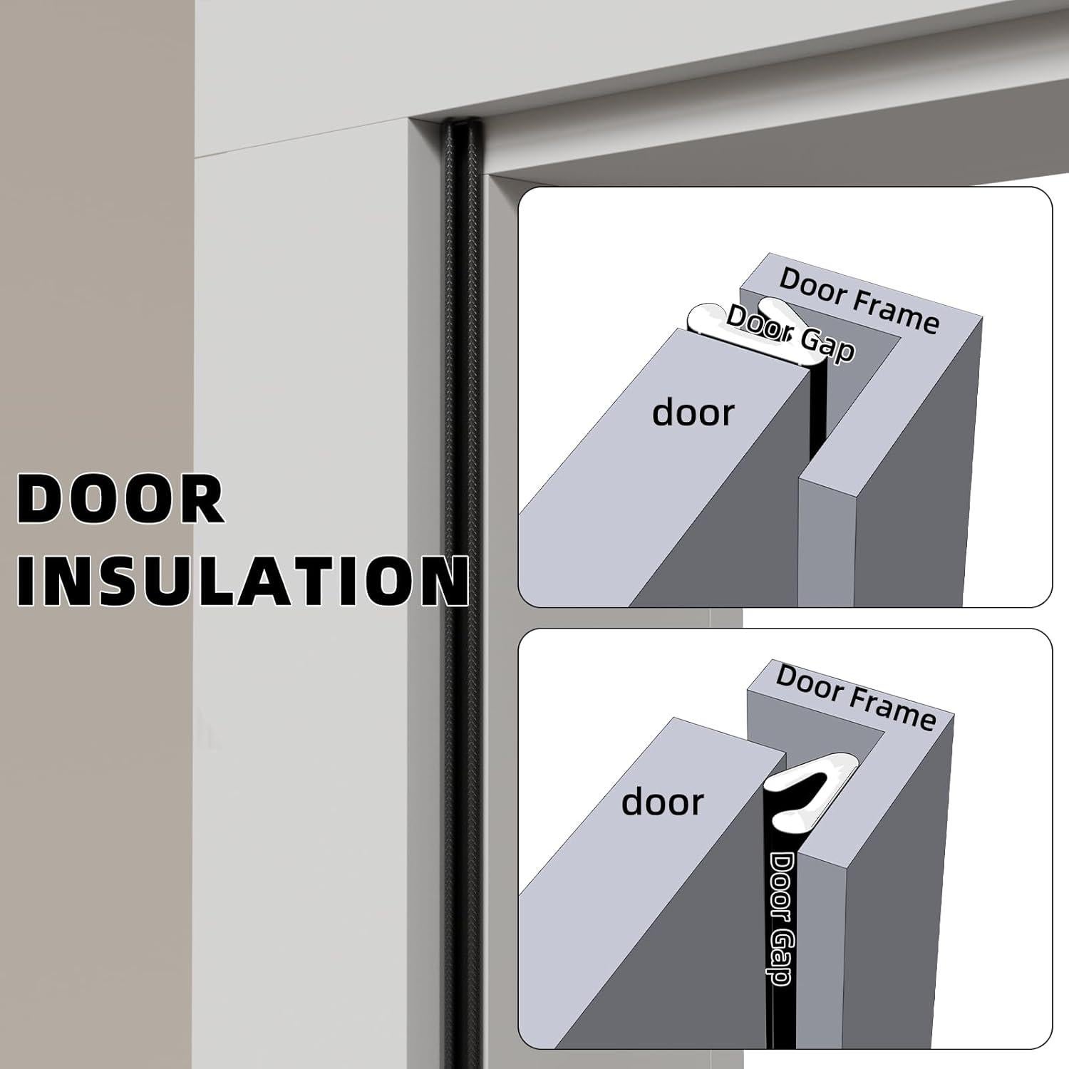 Cinta Aislante de Espuma en V cuysfead 10 m Blanco