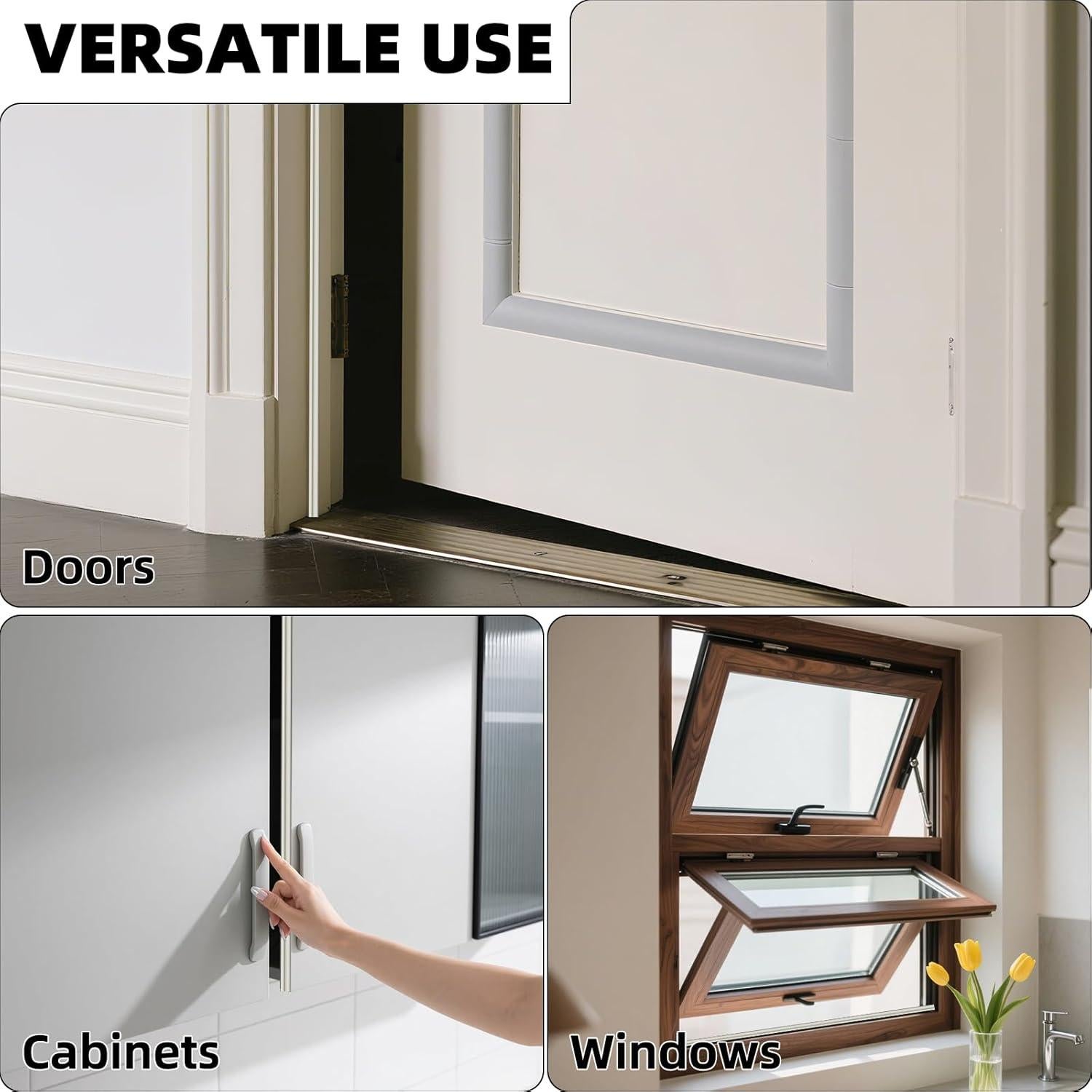 Cinta Aislante de Espuma en V cuysfead 10 m Blanco