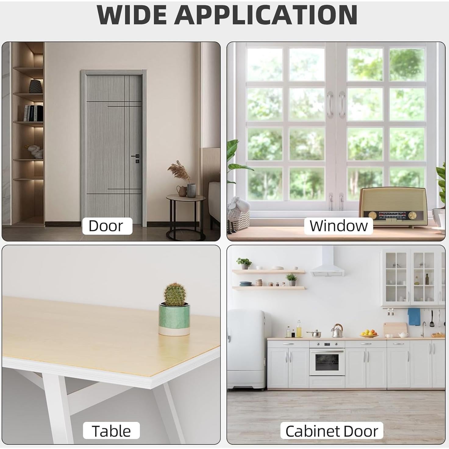 Tira de Sellado Aislante MUSRCYIO 196 cm Negra para Puertas y Ventanas