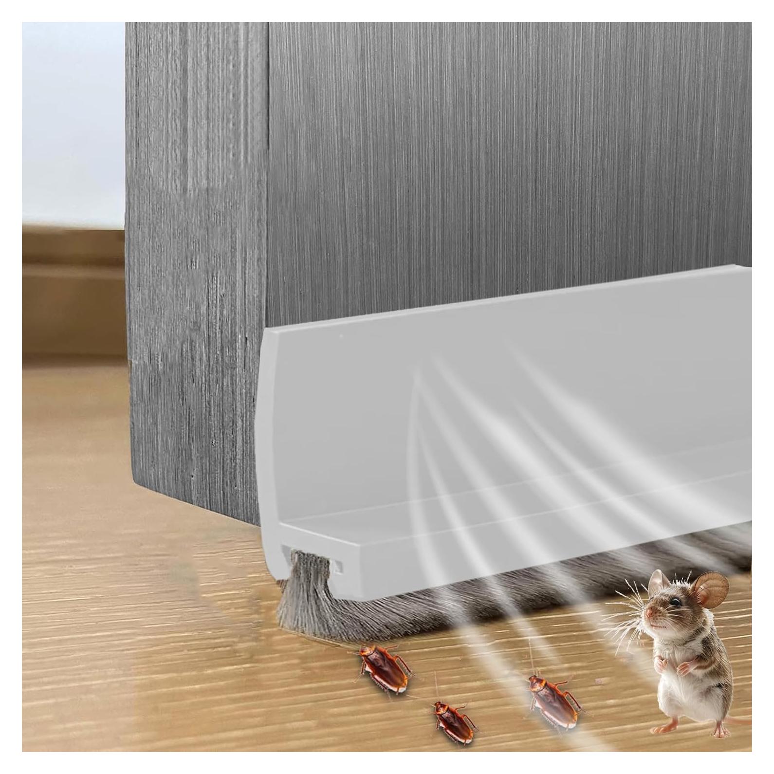 Tapón de Draft CWHCWHY 99 cm Blanco con Cepillo Aislante