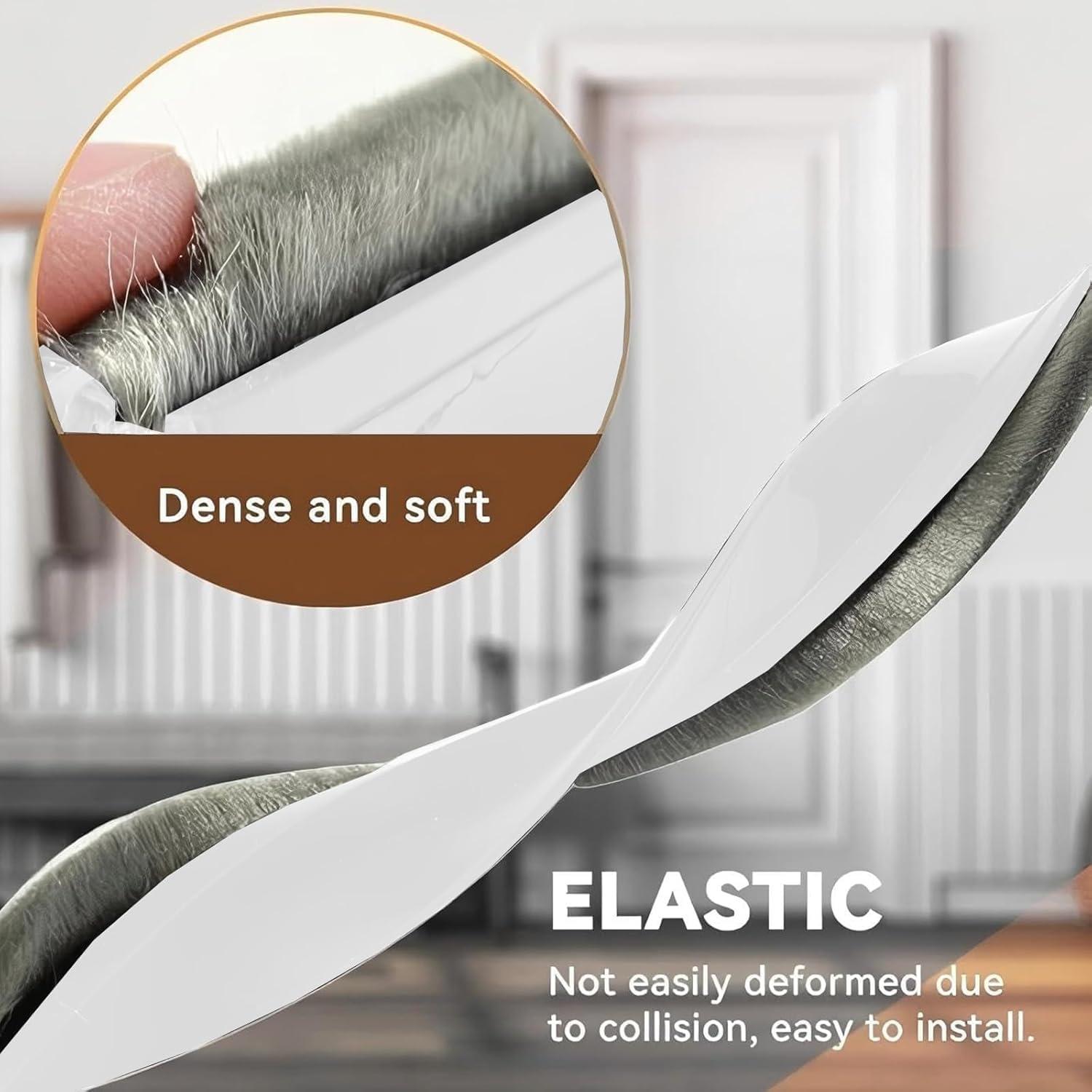 Tapón de Draft CWHCWHY 99 cm Blanco con Cepillo Aislante