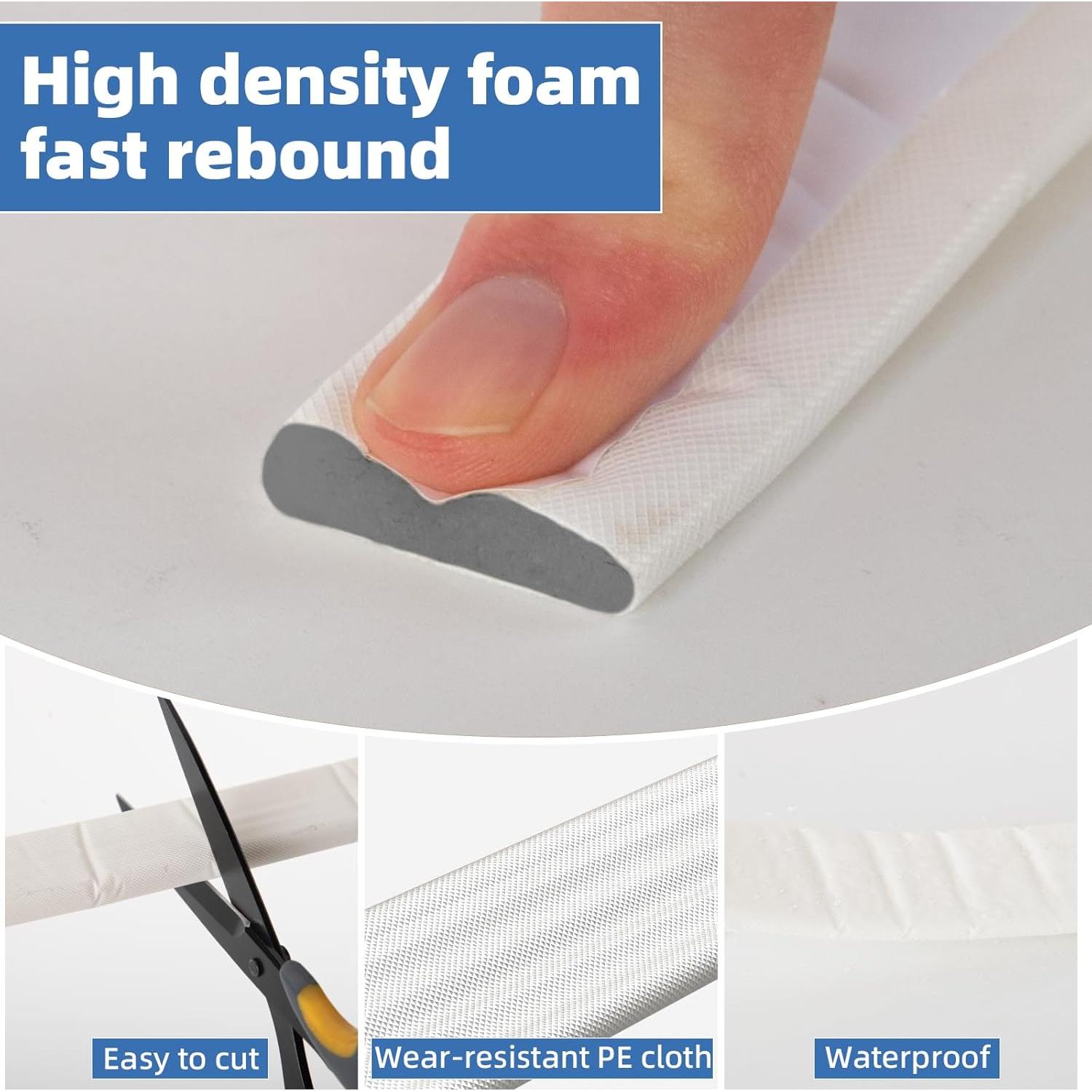 Tira de Sellado Aislante KAYLEINSTER 498.4 cm Blanca