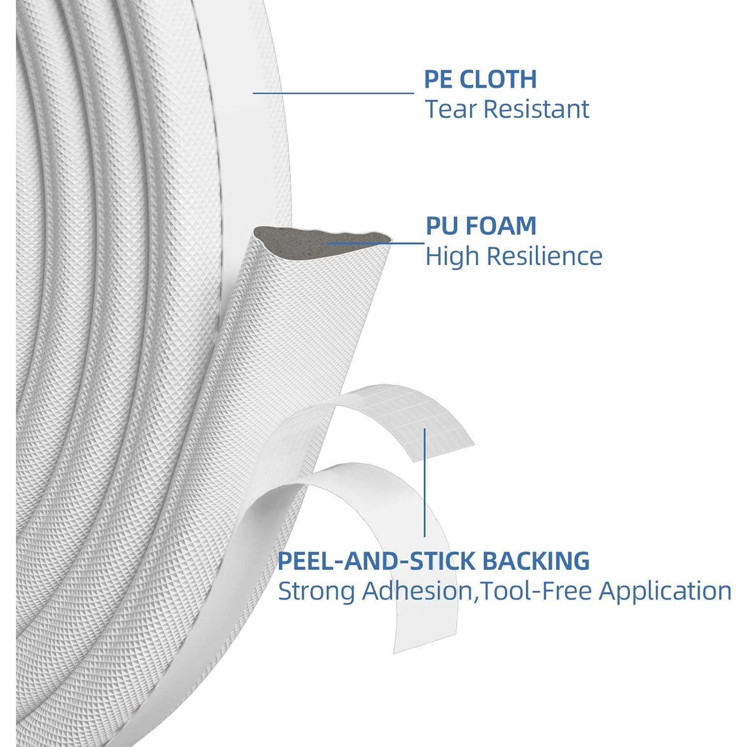 Tira de Sellado Aislante KAYLEINSTER 498.4 cm Blanca