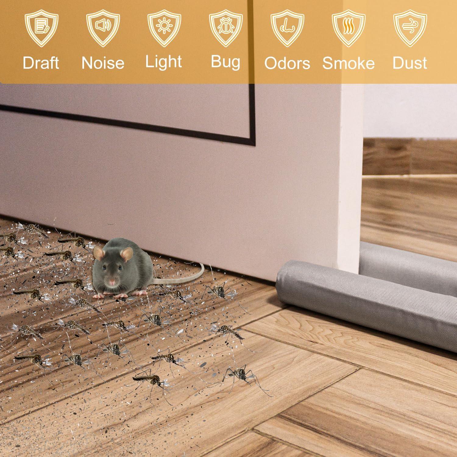 Barrera de Corrientes de Aire TONINT 2 Paquetes 99 cm Silicona