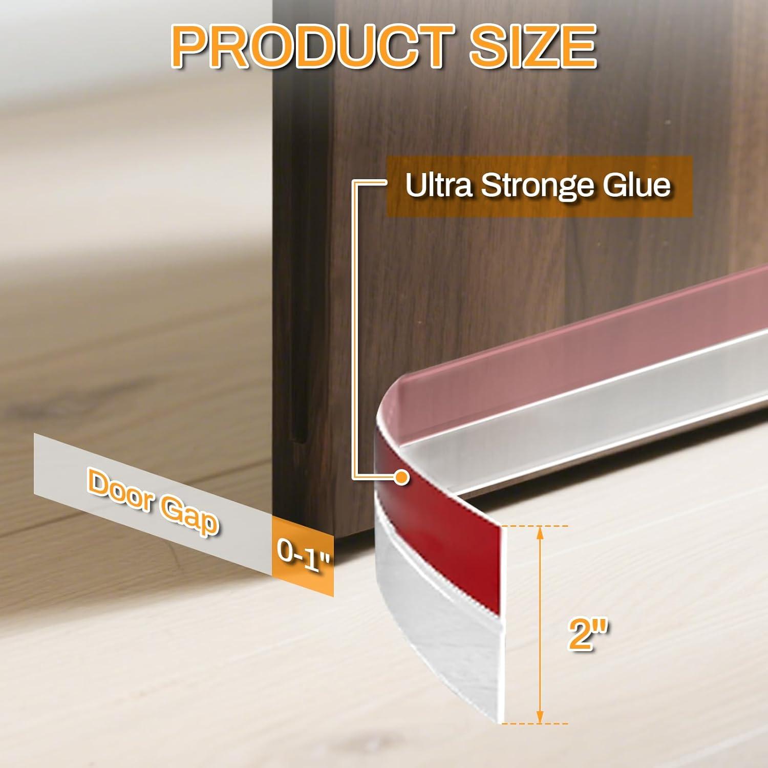 Burlete de Silicona Transparente E-PRONSE 5cm x 6.1m