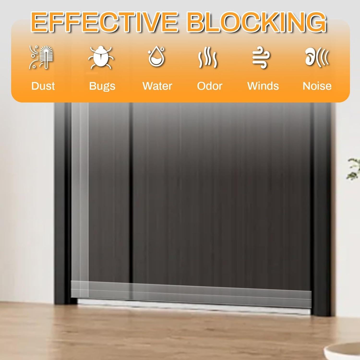 Burlete de Silicona Transparente E-PRONSE 5cm x 6.1m