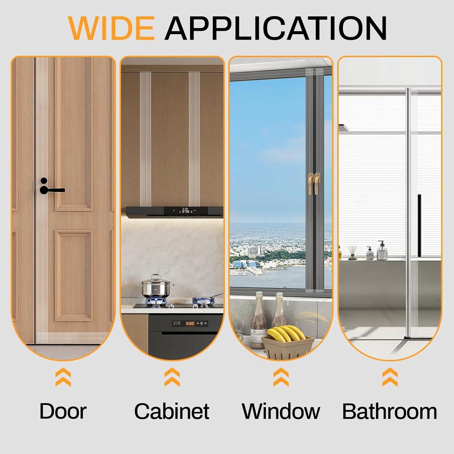 Burlete de Silicona Transparente E-PRONSE 5cm x 6.1m