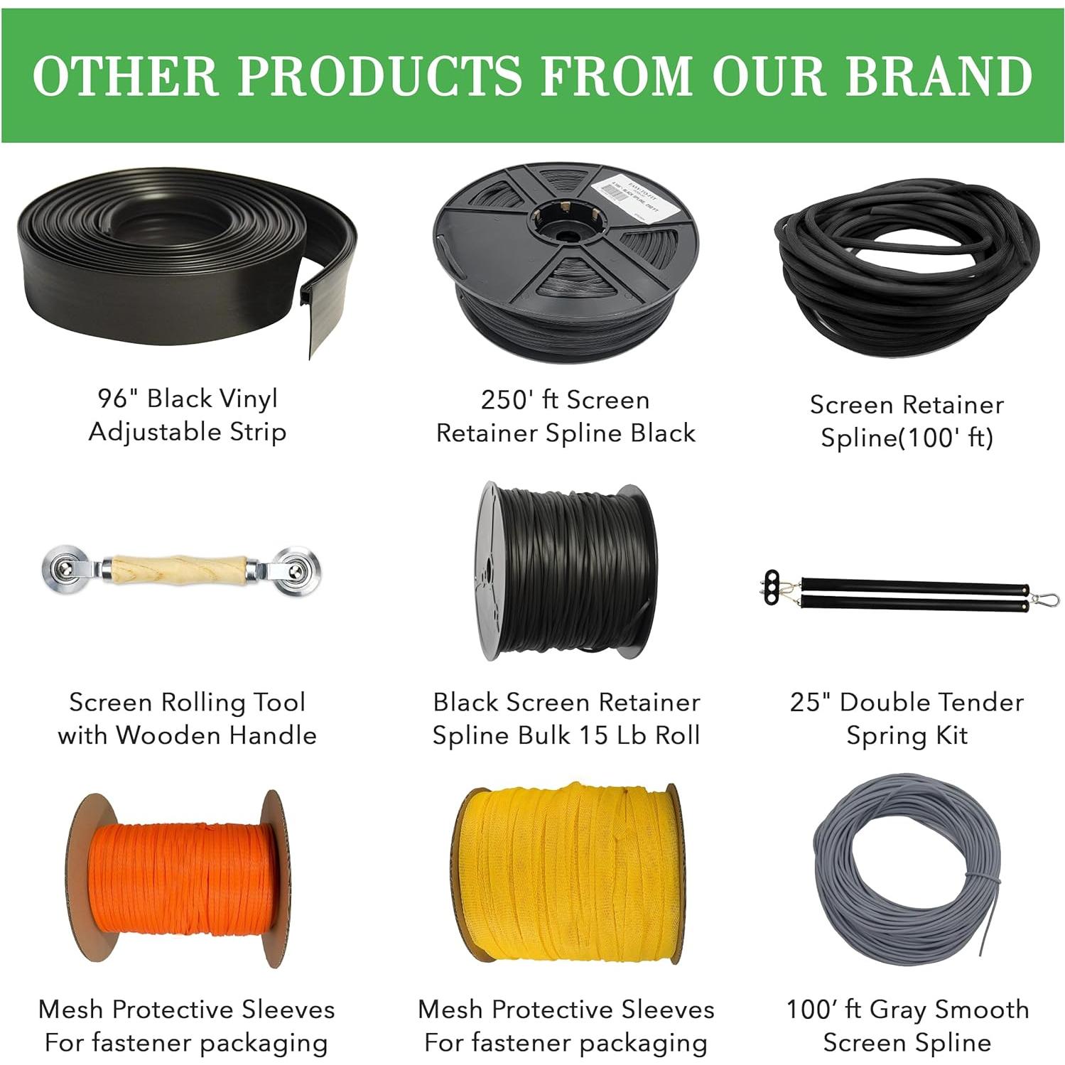 Tira de Vinilo Negra Ajustable FINE PRODUCT SUPPLY 243.84 cm