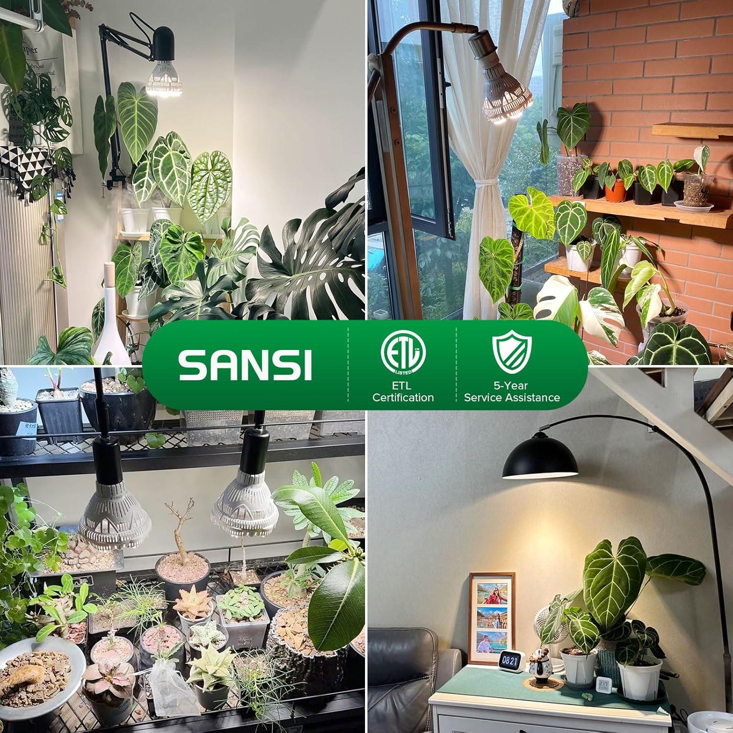 Bombilla de Luz de Crecimiento SANSI 36W Espectro Completo