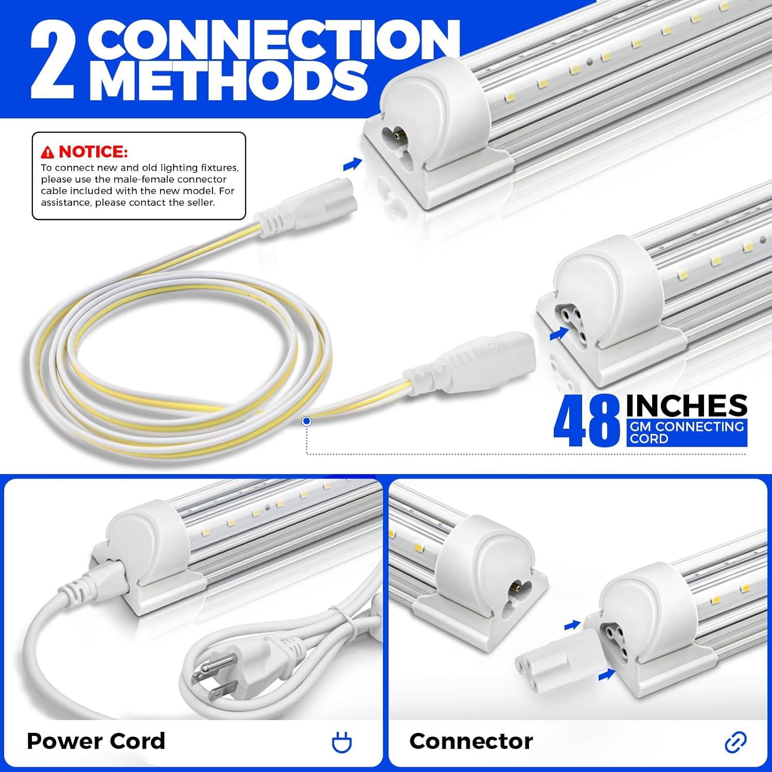 Luces de Crecimiento LED Barrina 4FT 5000K Espectro Completo