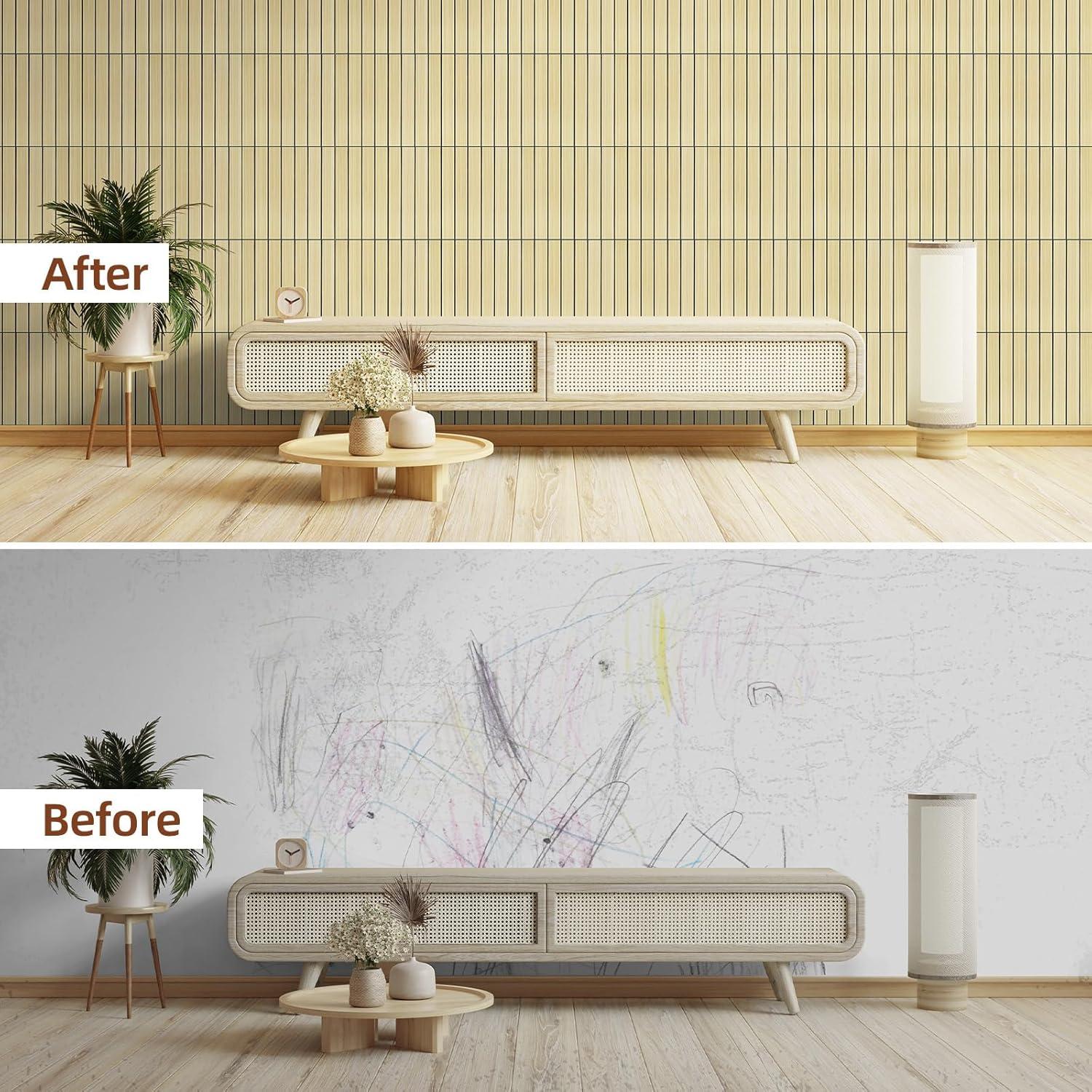 Paneles de Pared Autoadhesivos WADILE 30x30cm PVC Aislantes