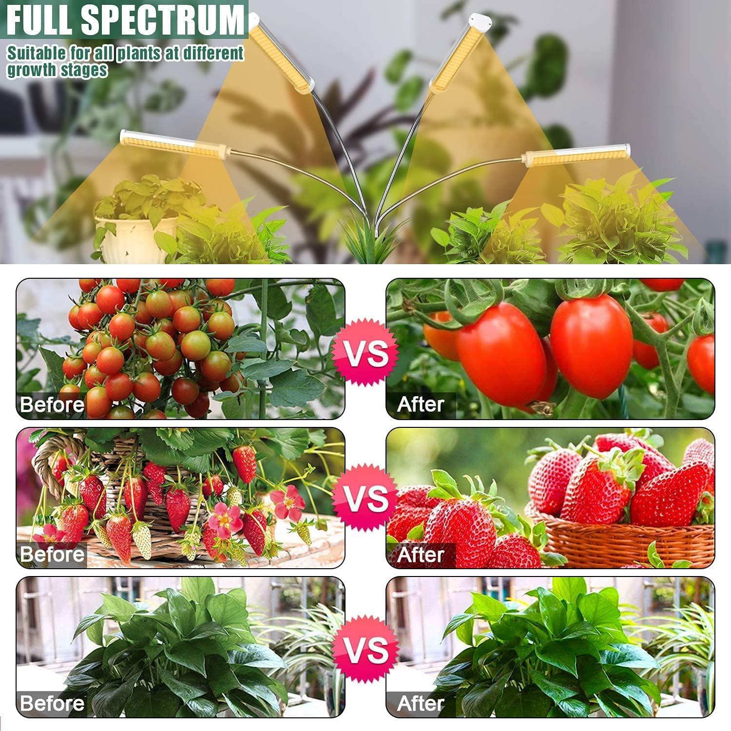 Luz de Cultivo LED Espectro Completo ANDOHAI GL-1 200W