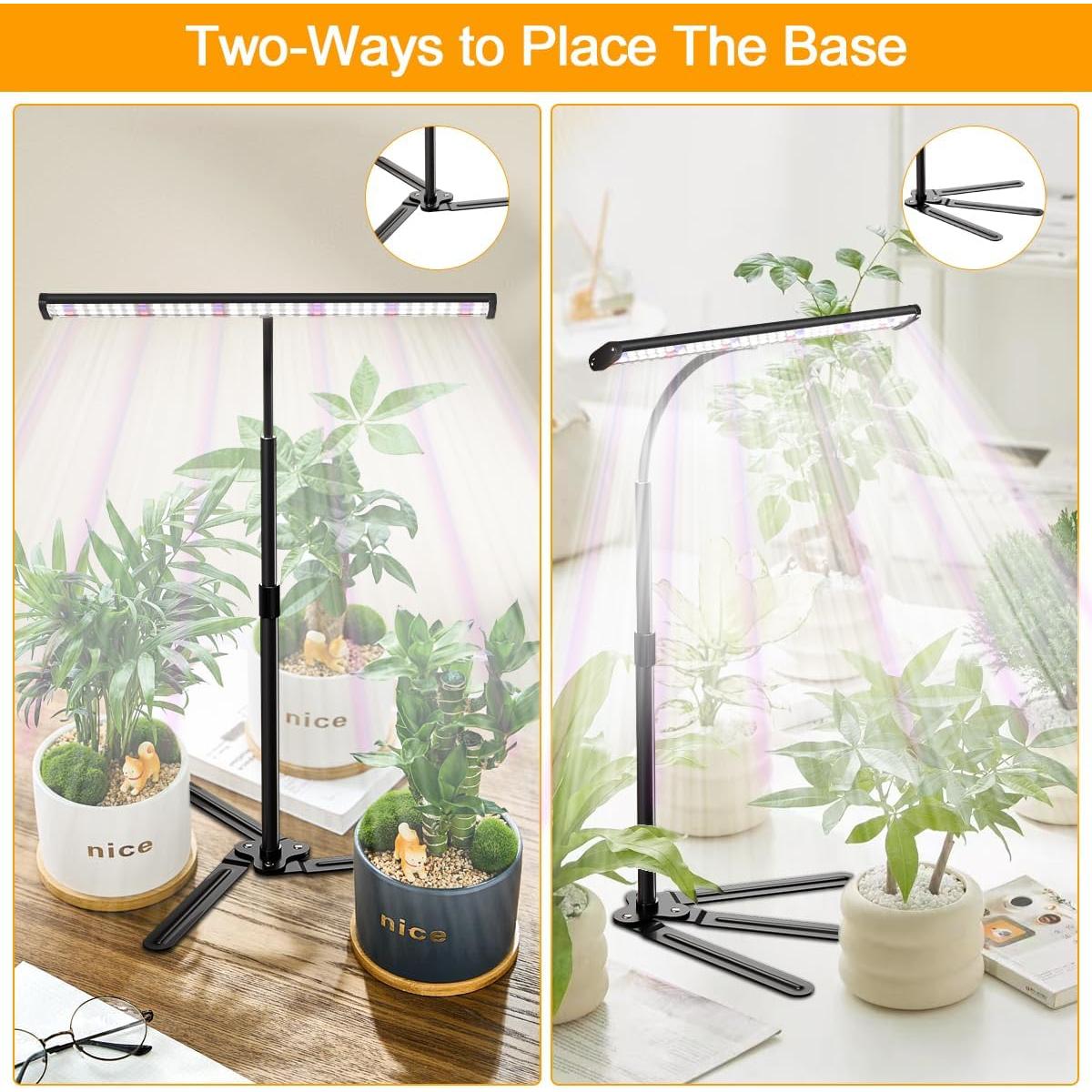 Lámpara de Crecimiento LED TSJZZ 6000K 108 LEDs Ajustable