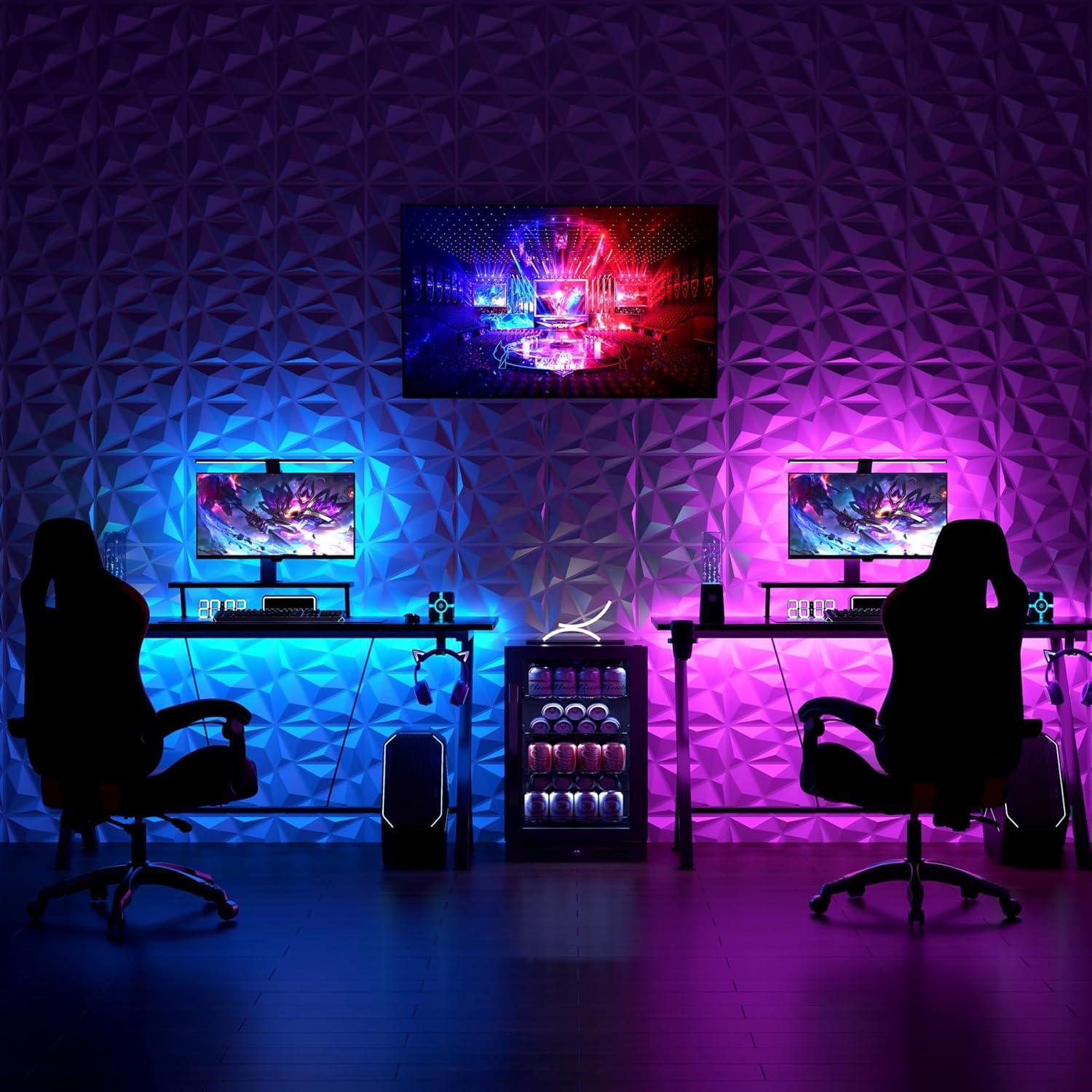 Paneles de Pared 3D MIX3D Negro 33 Piezas 30x30 cm